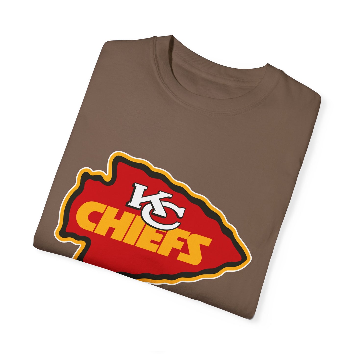 Kansas City Chiefs Apparel Garment-Dyed T-Shirt – Premium Cotton Tee for Customization