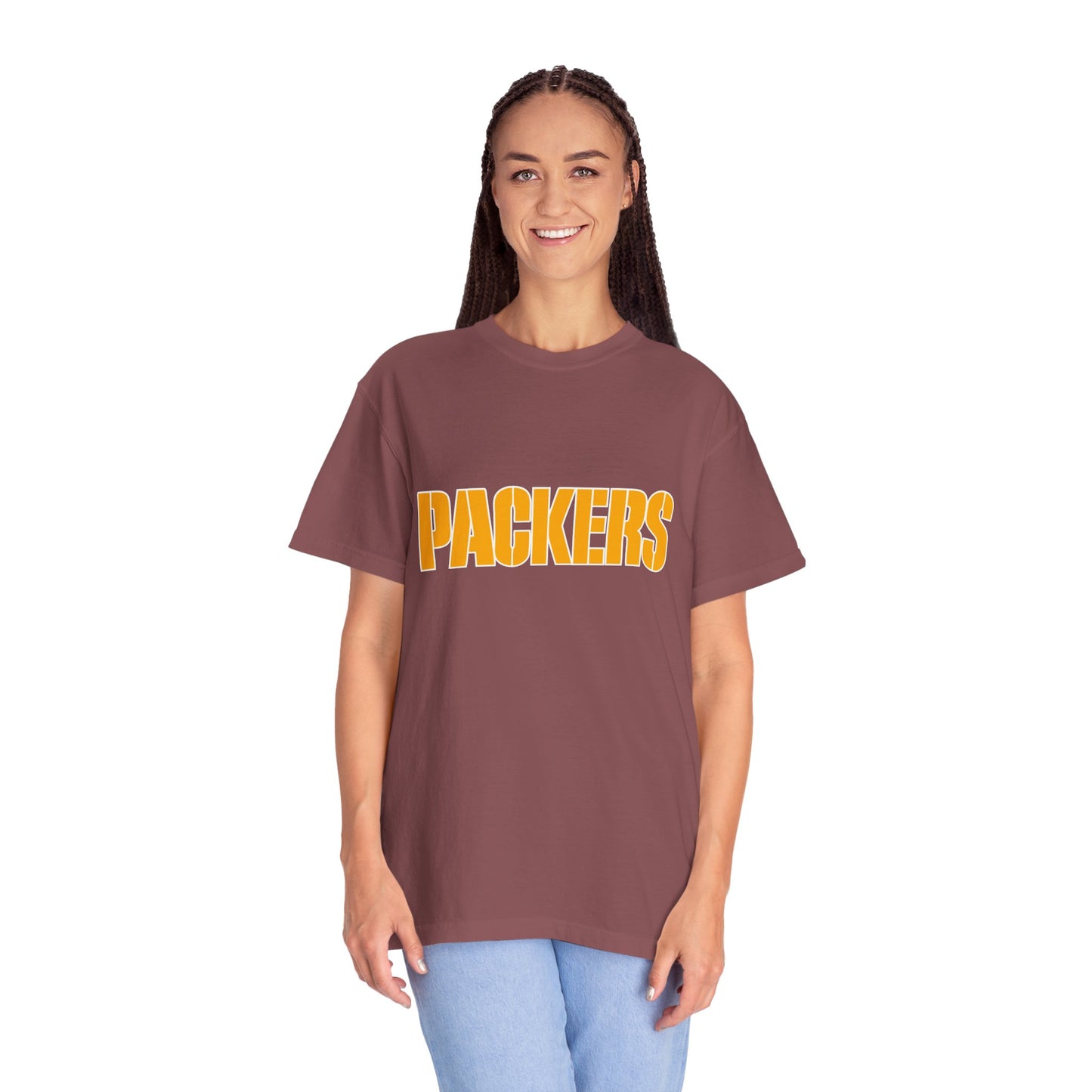 Green Bay Packers Gear Garment-Dyed T-Shirt – Premium Cotton Tee for Customization