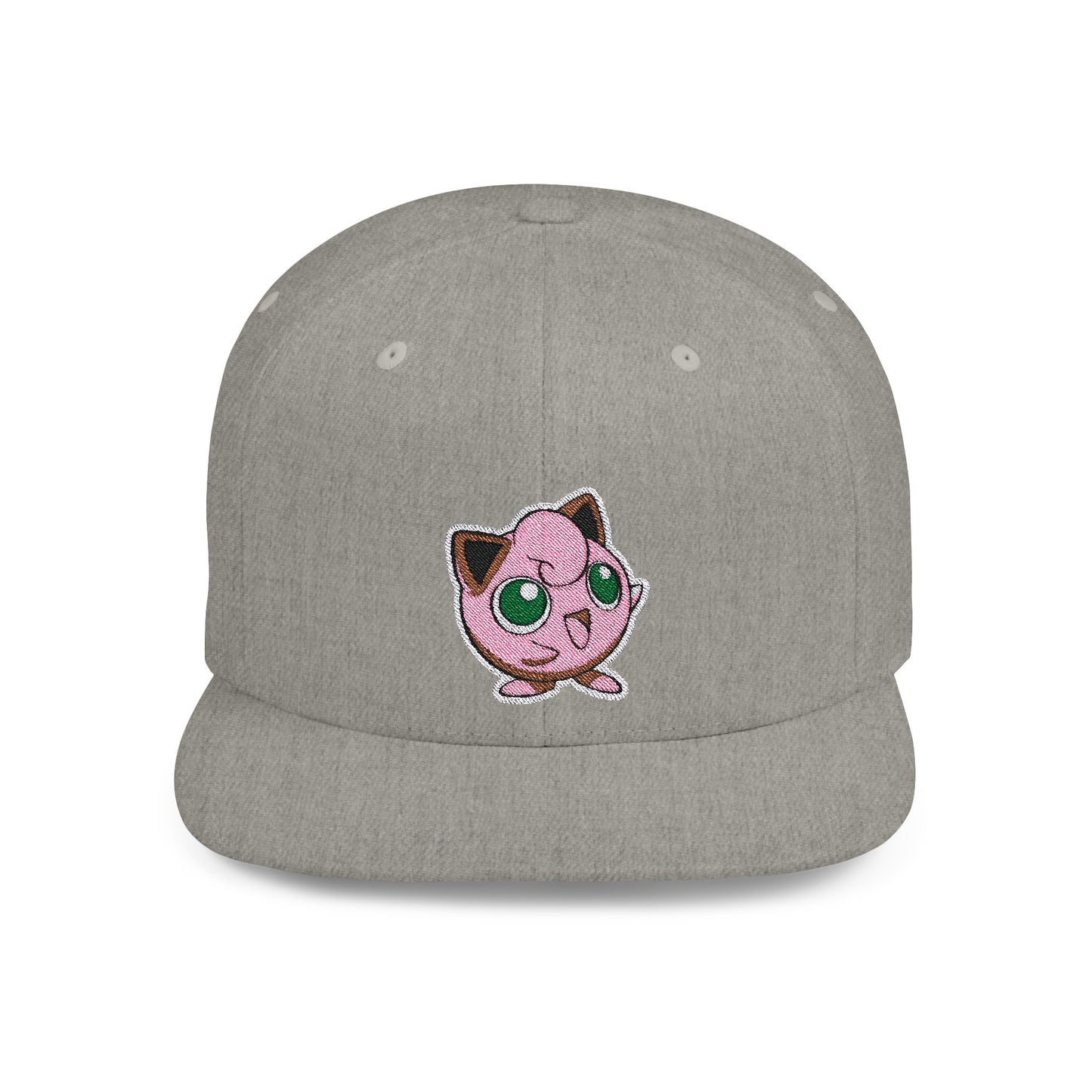 Jigglypuff Pokemon Flat Bill Snapback – Lightweight, Custom Fit, Premium Quality