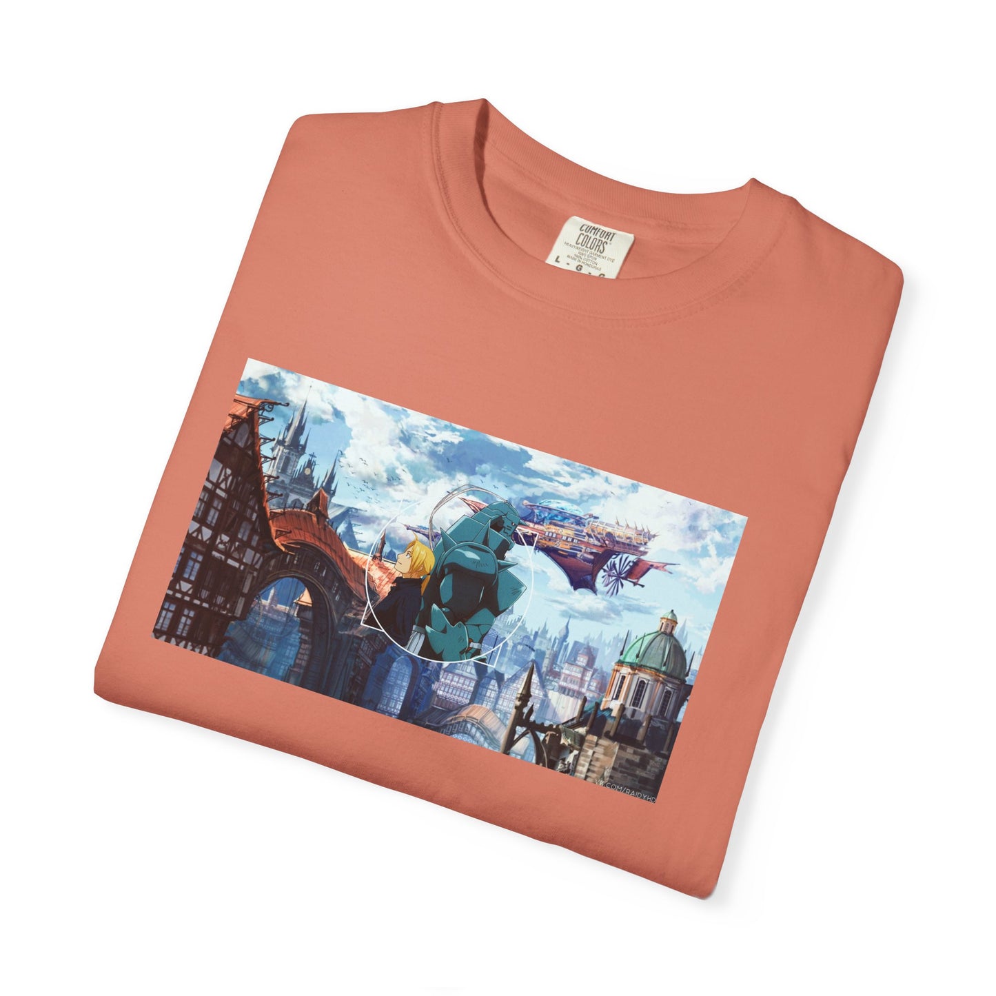 Fullmetal Alchemist Alphonse Elric Garment-Dyed T-Shirt – Premium Cotton Tee