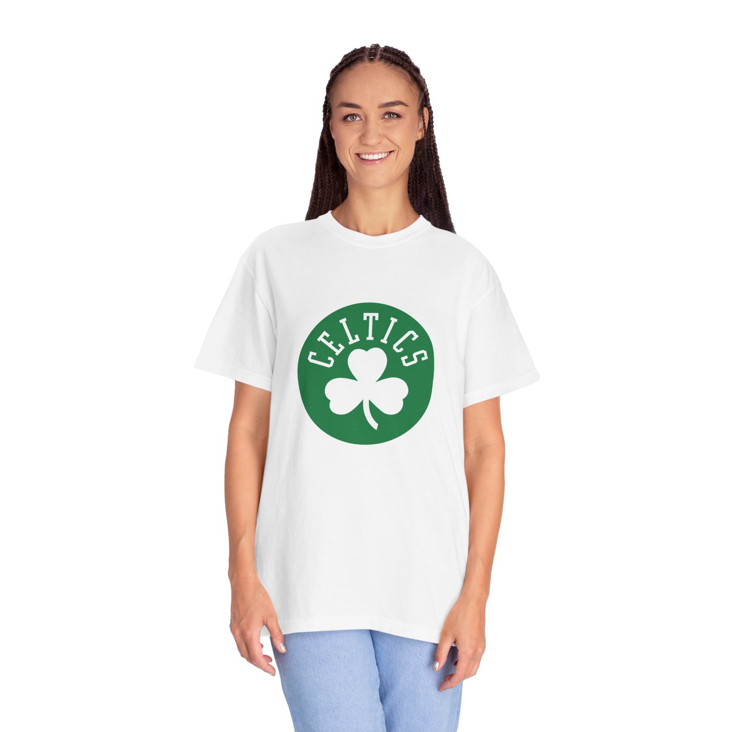 Boston Celtics Hoop Lifestyle Garment-Dyed T-Shirt – Premium Cotton Tee for Customization