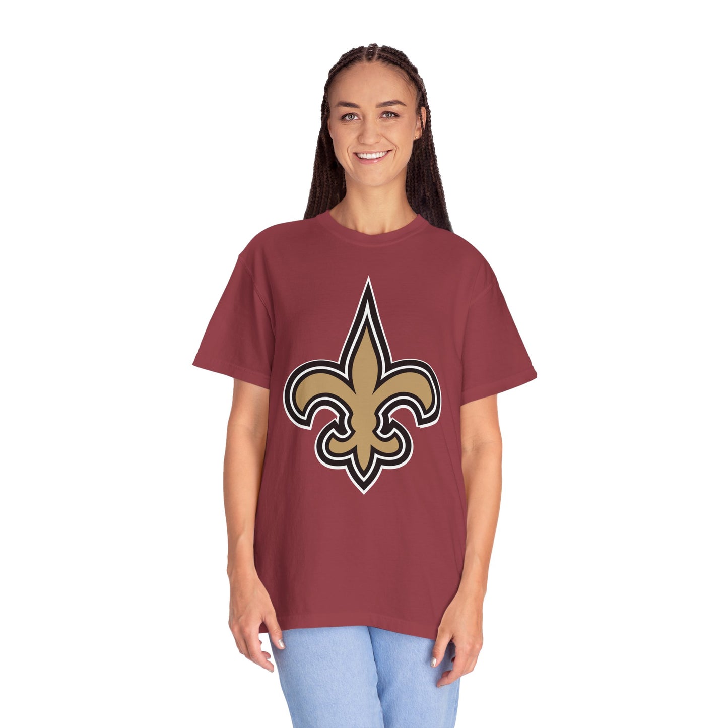 New Orleans Saints Merchandise Garment-Dyed T-Shirt – Premium Cotton Tee for Customization