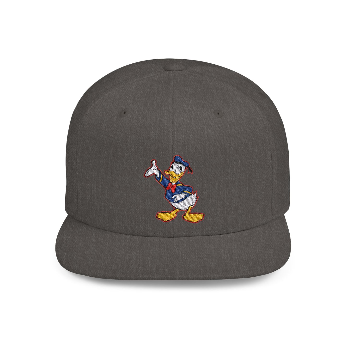 Donald Duck Flat Bill Snapback – Lightweight, Custom Fit, Premium Quality