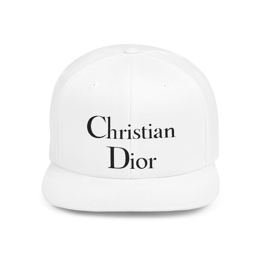 Christain Dior Company Flat Bill Snapback – Lightweight, Custom Fit, Premium Quality