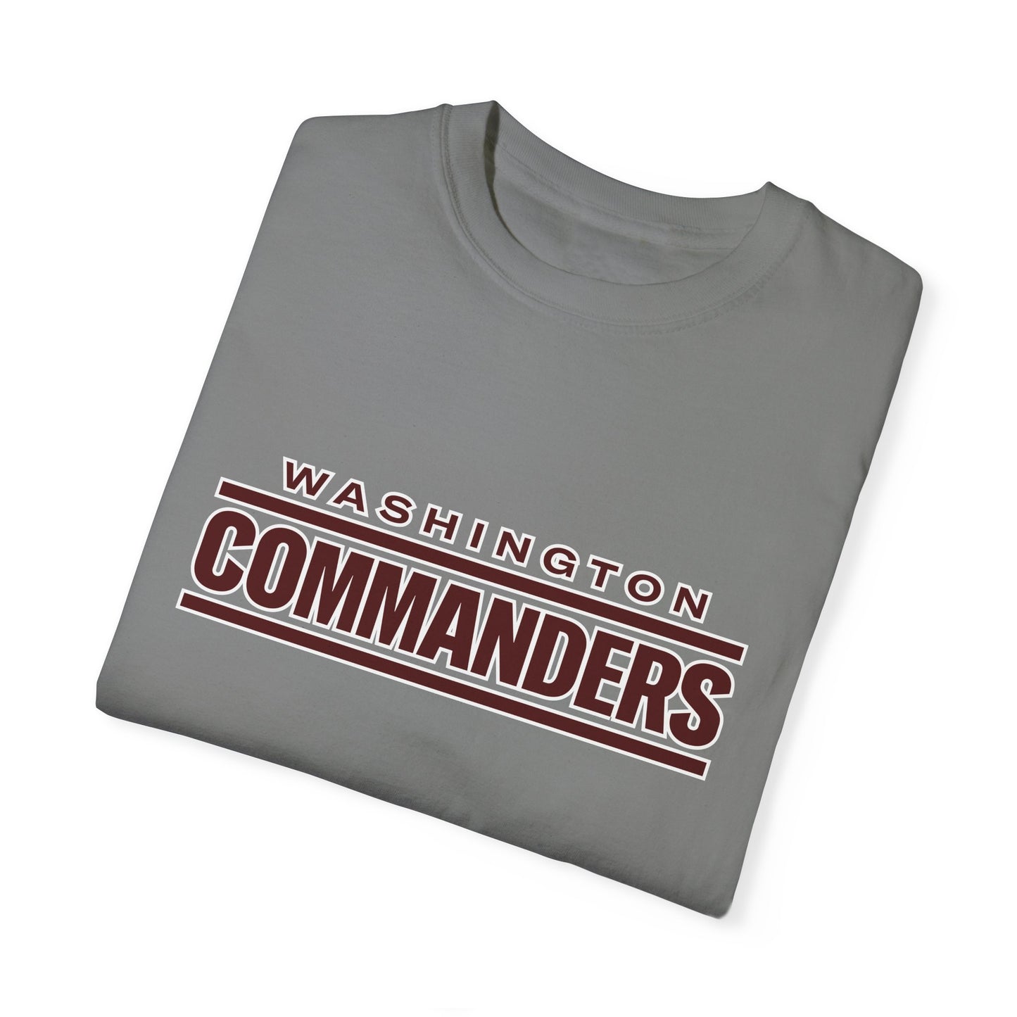 Washington Commanders Gear Garment-Dyed T-Shirt – Premium Cotton Tee for Customization