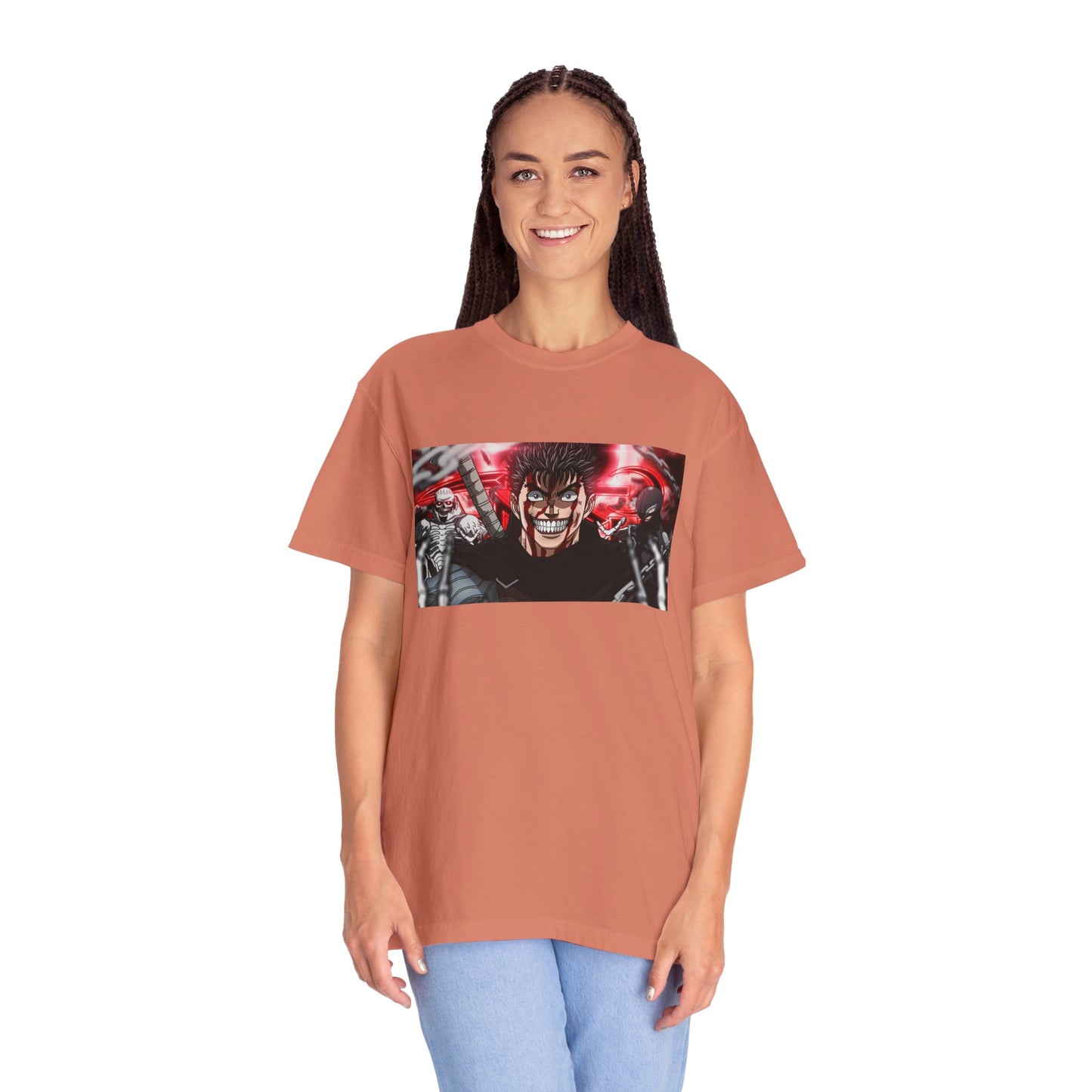 Berserk Fan Art Garment-Dyed T-Shirt – Premium Cotton Tee for Customization