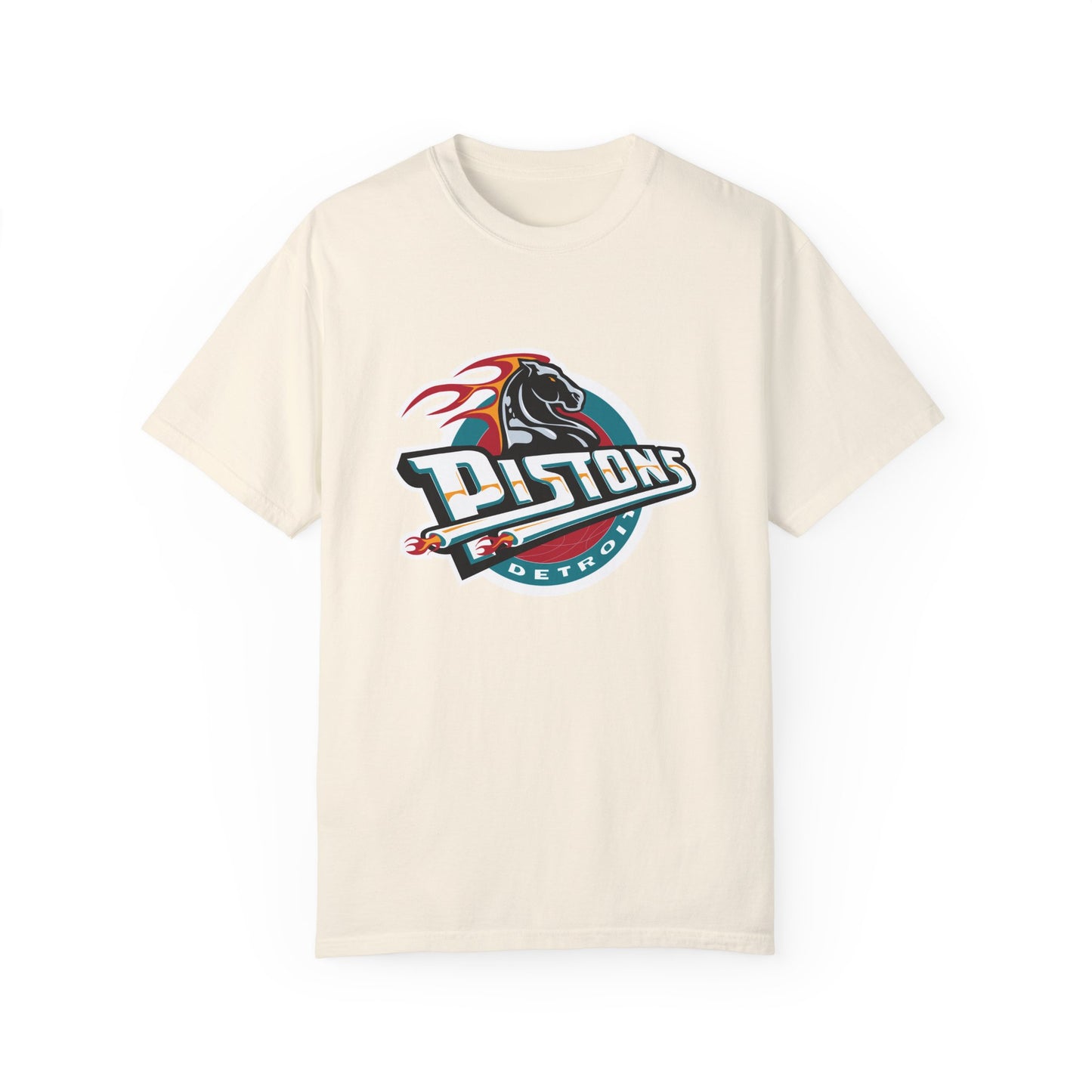 Detroit Pistons Basketball Life Garment-Dyed T-Shirt – Premium Cotton Tee for Customization