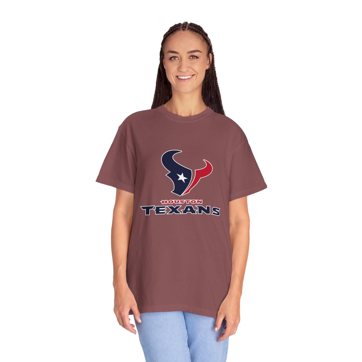 Houston Texans Fan Gifts Garment-Dyed T-Shirt – Premium Cotton Tee for Customization