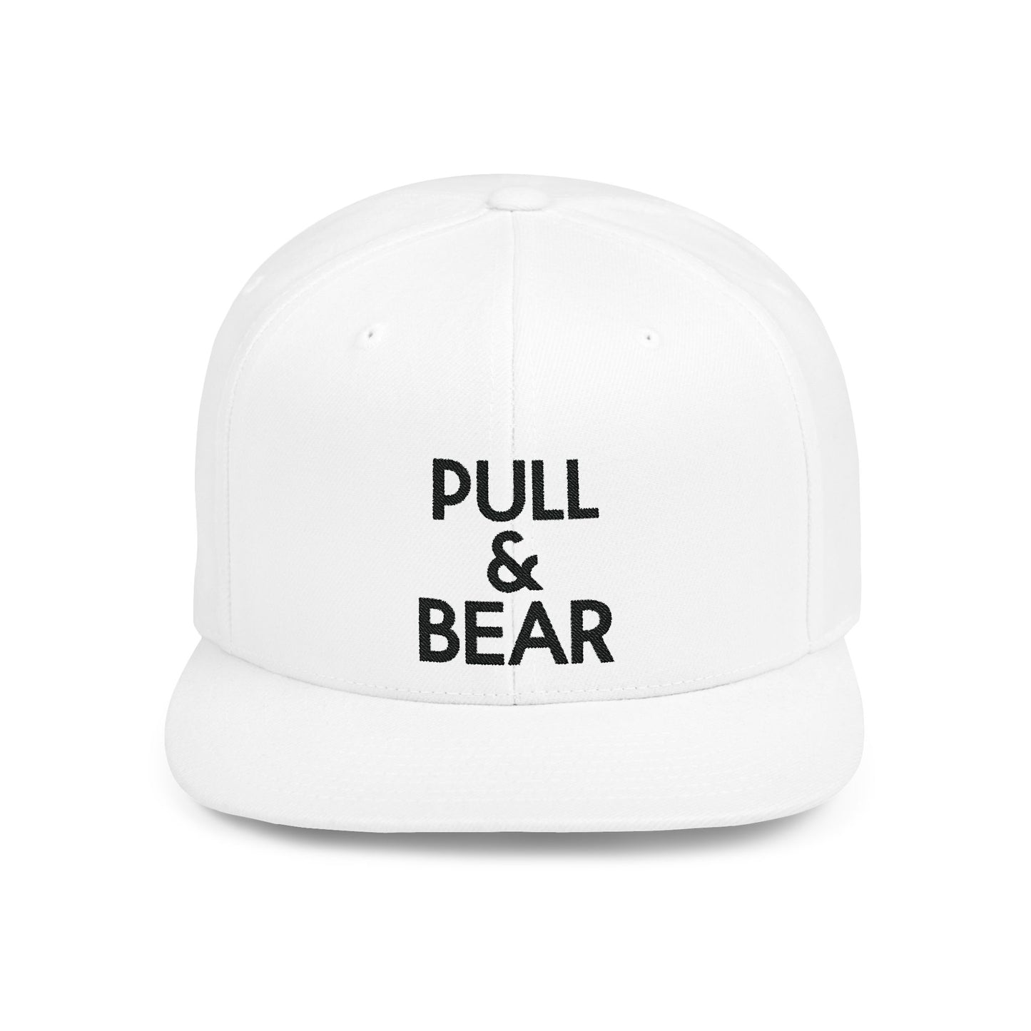 Pull & Bear Flat Bill Snapback – Lightweight, Custom Fit, Premium Quality