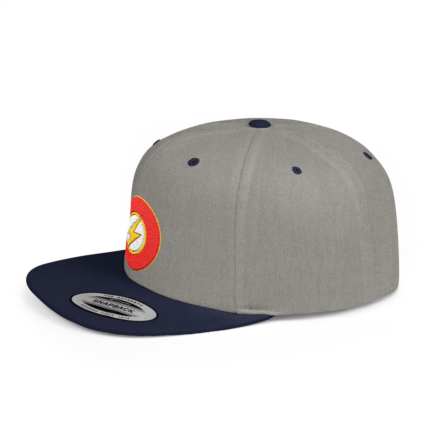 The Flash DC Flat Bill Snapback – Lightweight, Custom Fit, Premium Quality