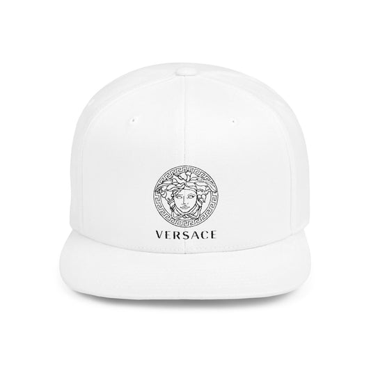 Versace Fashion Flat Bill Snapback – Lightweight, Custom Fit, Premium Quality