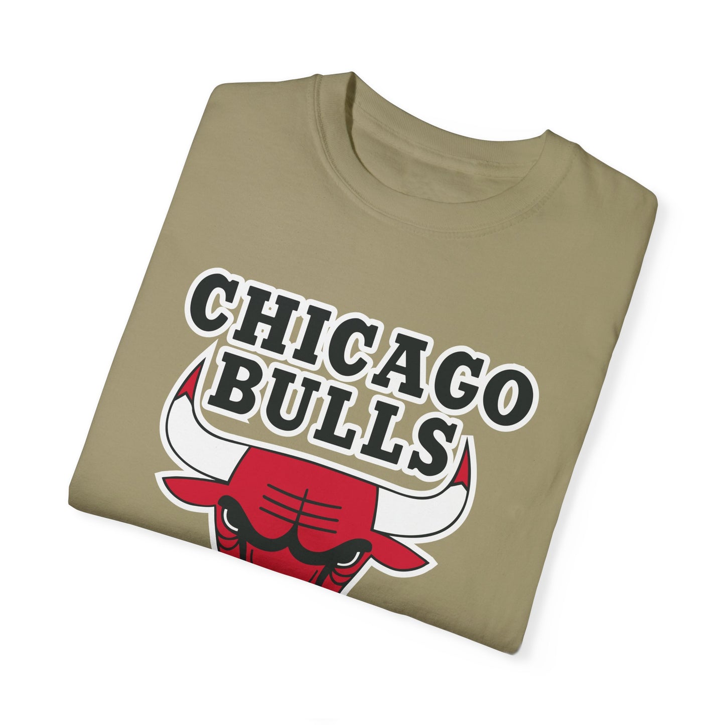 Chicago Bulls NBA Garment-Dyed T-Shirt – Premium Cotton Tee for Customization