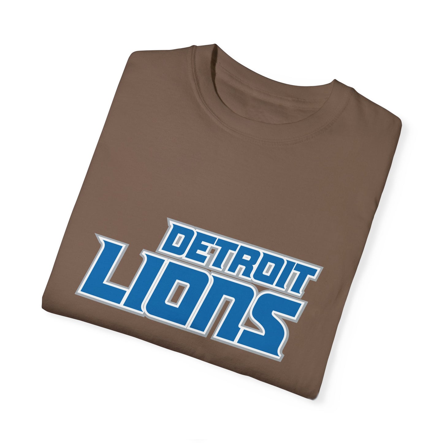 Detroit Lions Merchandise Garment-Dyed T-Shirt – Premium Cotton Tee for Customization