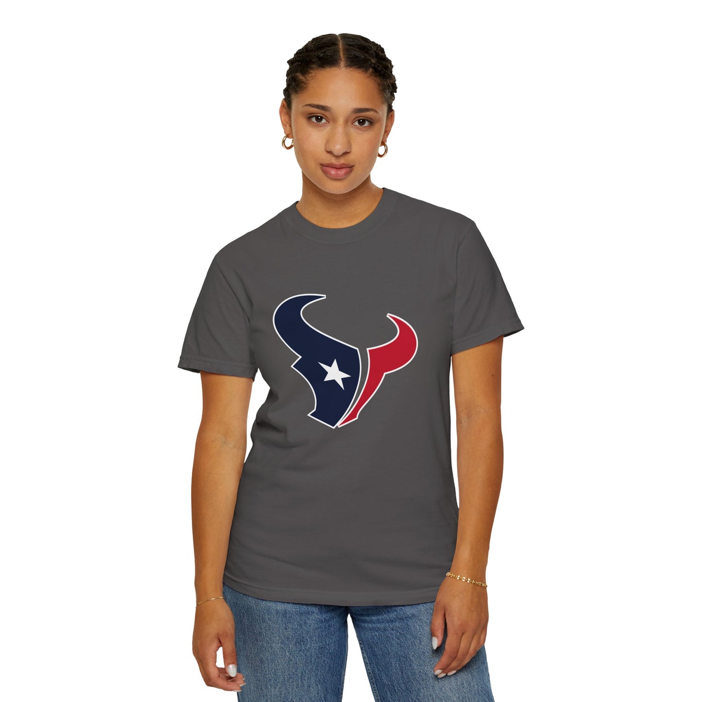 Houston Texans Gear Garment-Dyed T-Shirt – Premium Cotton Tee for Customization