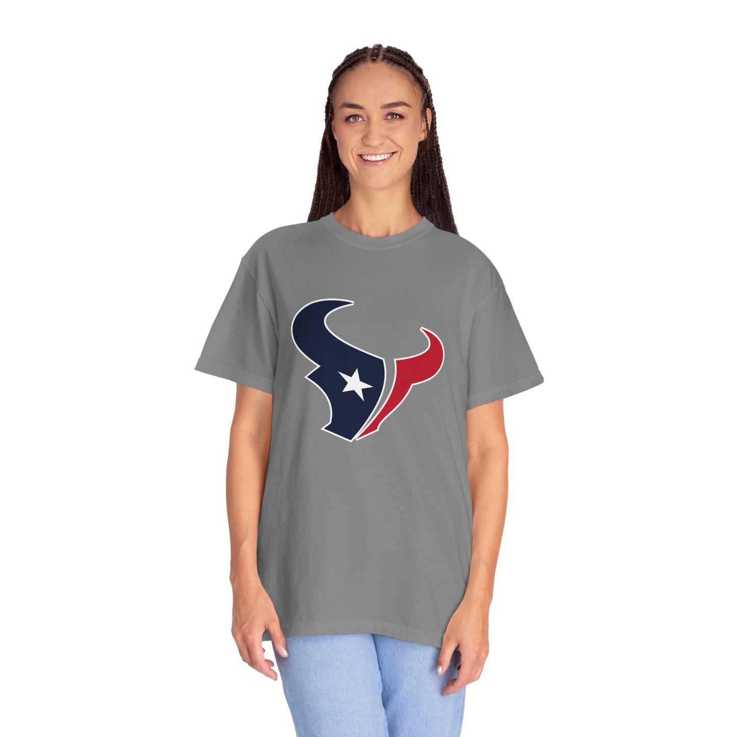 Houston Texans Gear Garment-Dyed T-Shirt – Premium Cotton Tee for Customization