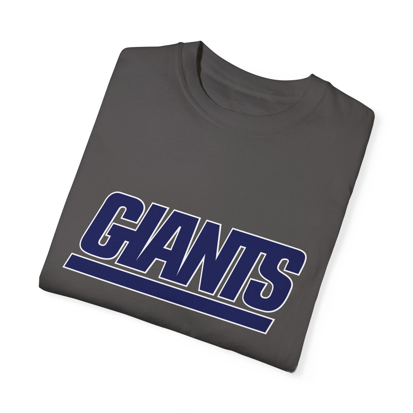 New York Giants Gear Garment-Dyed T-Shirt – Premium Cotton Tee for Customization