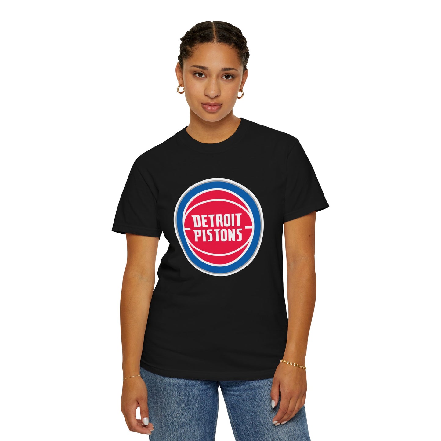 Detroit Pistons Built Different Garment-Dyed T-Shirt – Premium Cotton Tee for Customization