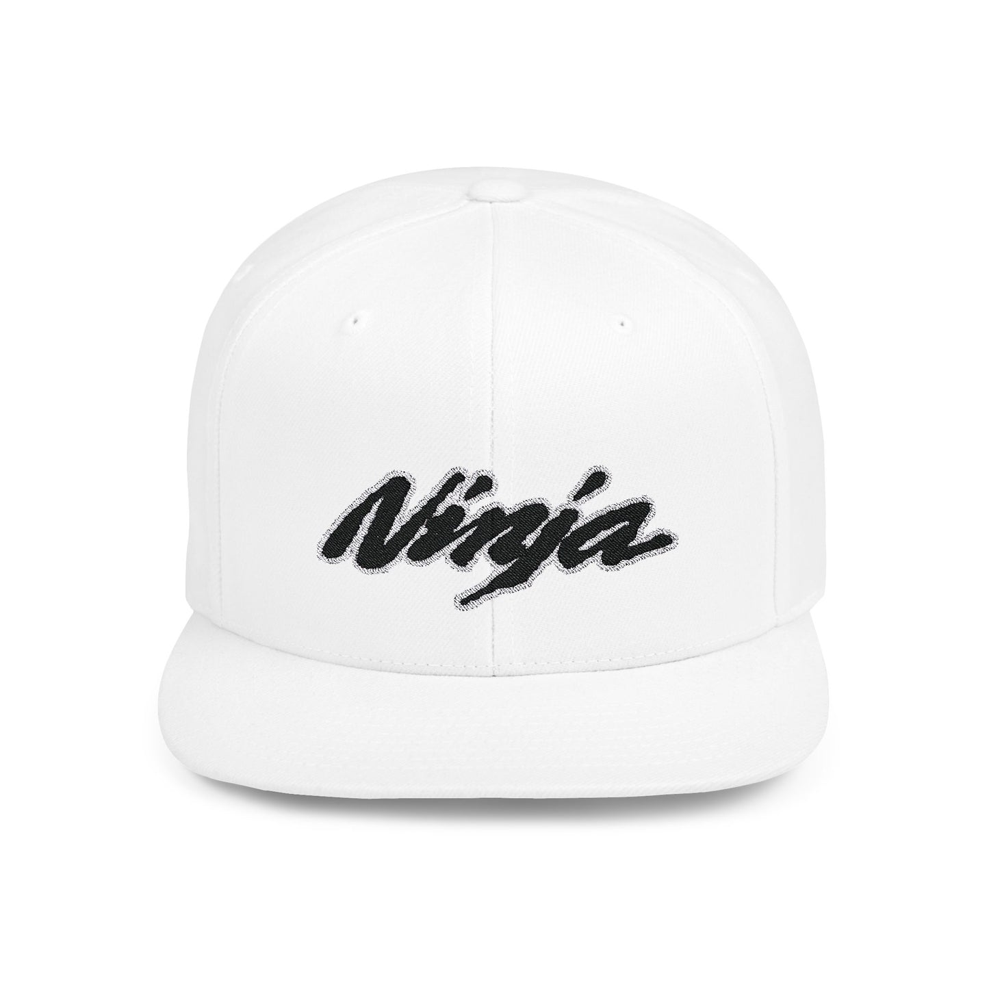 Ninja Flat Bill Snapback – Lightweight, Custom Fit, Premium Quality