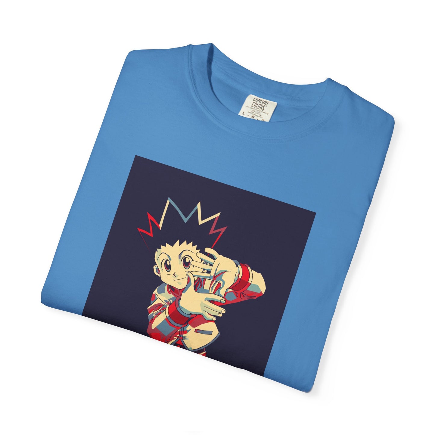 Hunter x Hunter Gon Freecss Minimalist Garment-Dyed T-Shirt – Premium Cotton Tee for Customization