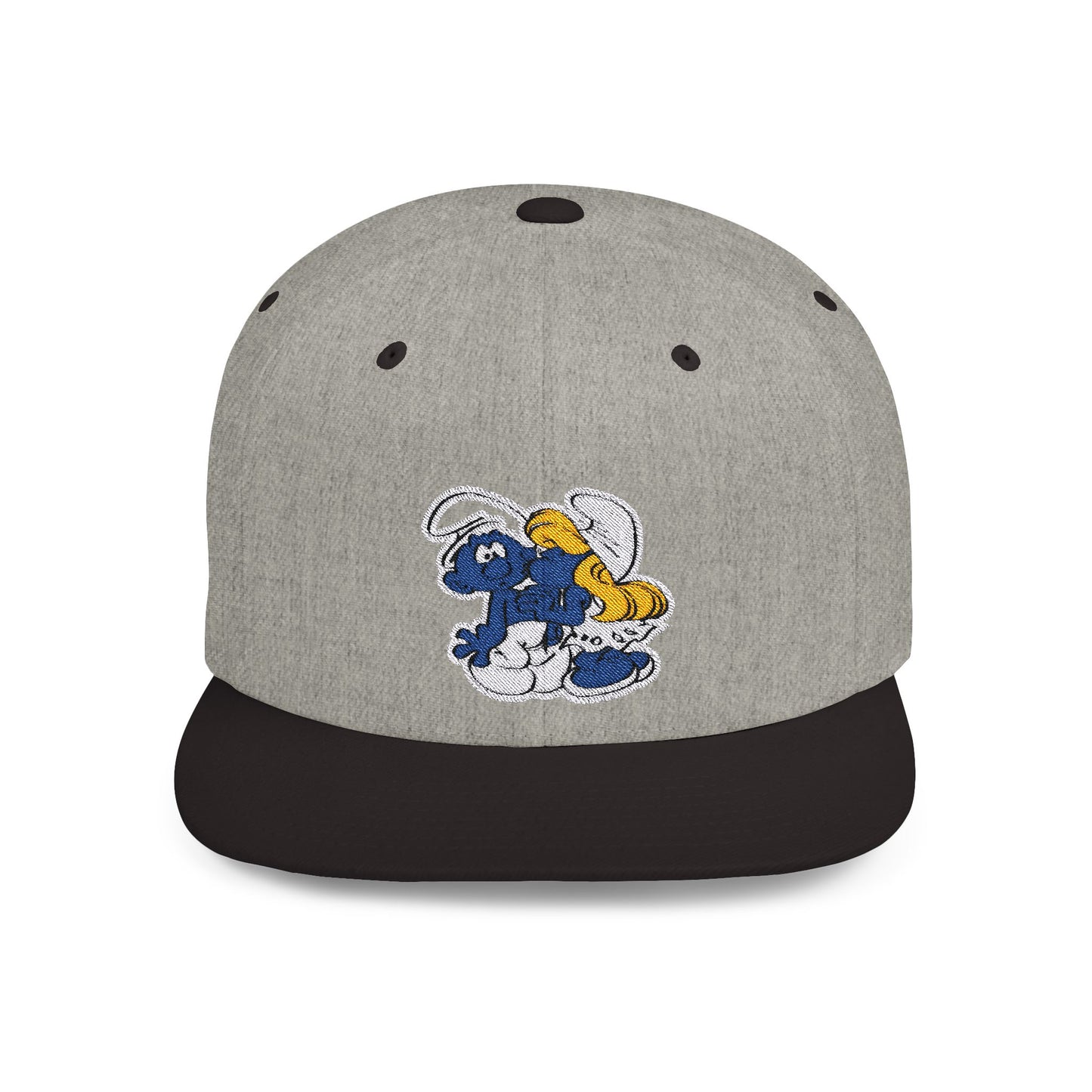 The Smurf Love Flat Bill Snapback – Lightweight, Custom Fit, Premium Quality