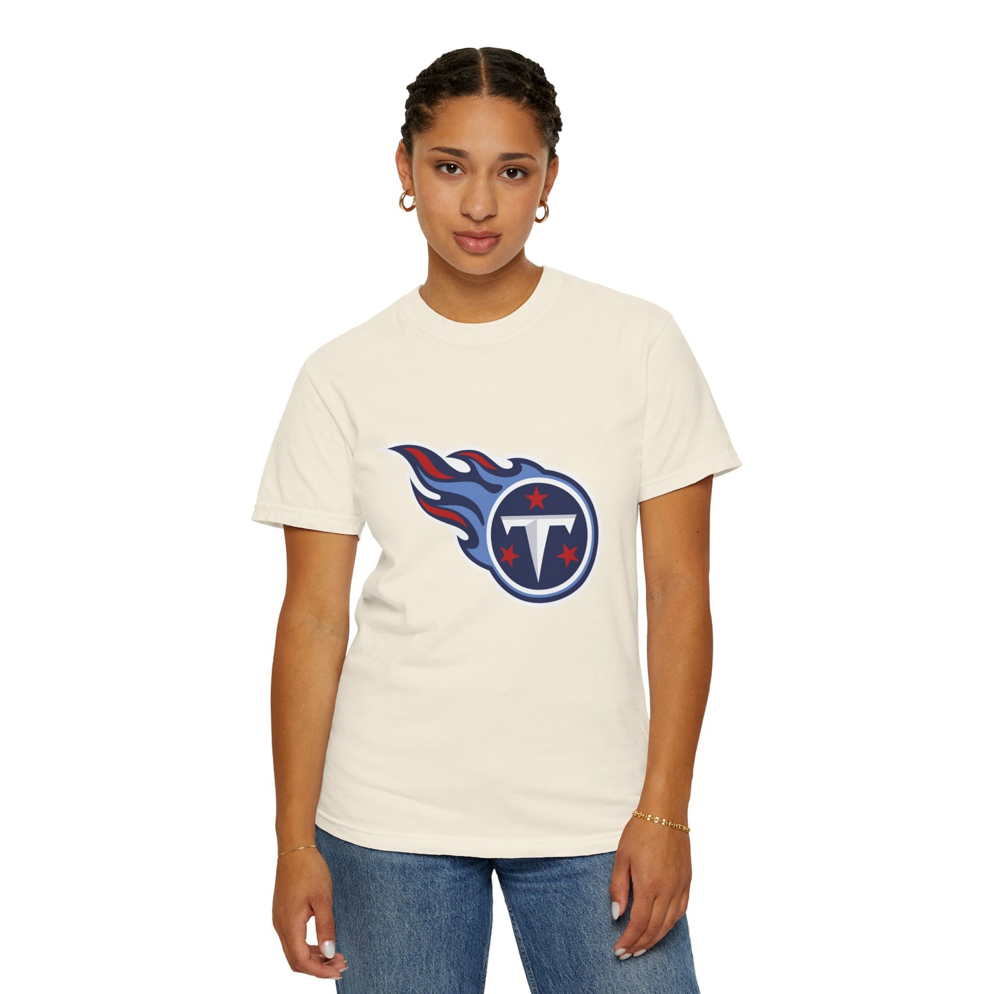 Tennessee Titans Merchandise Garment-Dyed T-Shirt – Premium Cotton Tee for Customization