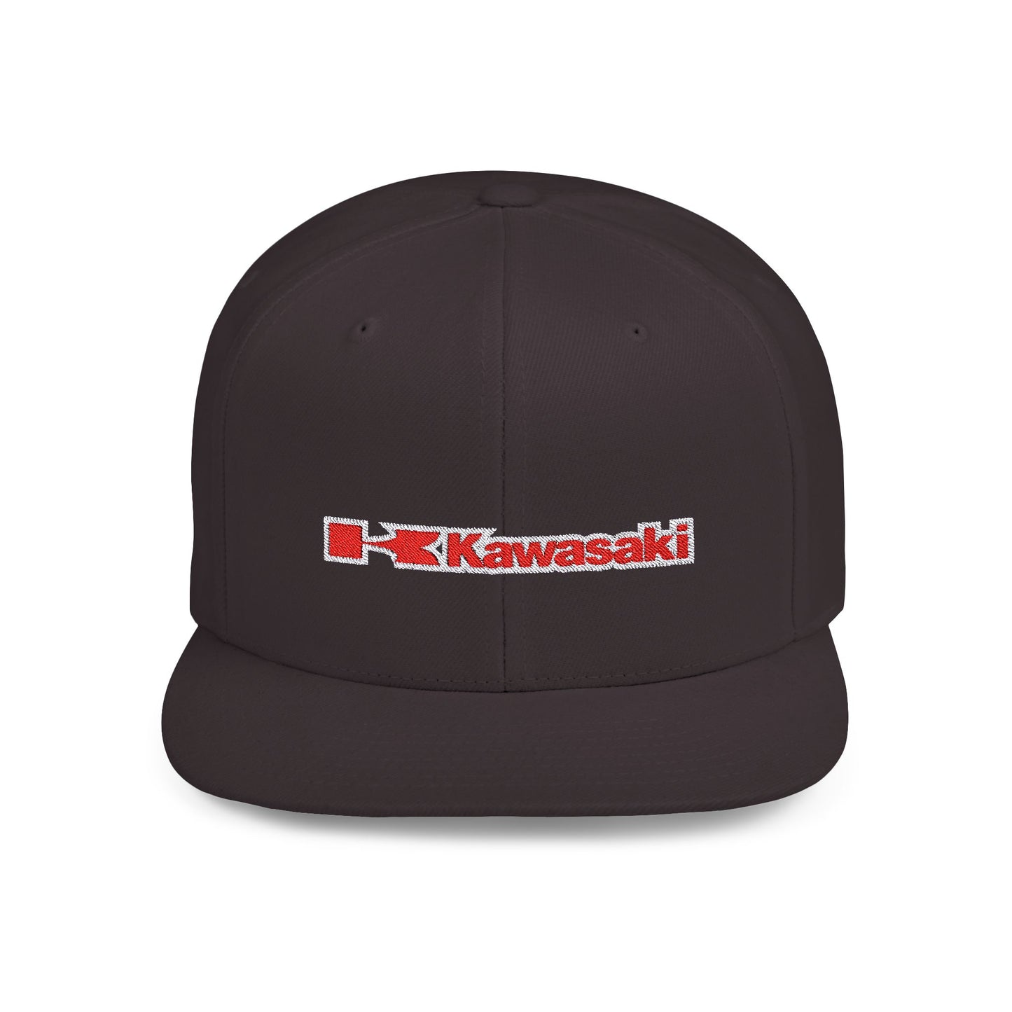 Kawasaki Motorcycle Flat Bill Snapback – Lightweight, Custom Fit, Premium Quality