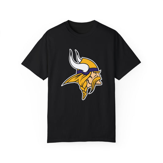 Minnesota Vikings Gear Garment-Dyed T-Shirt – Premium Cotton Tee for Customization