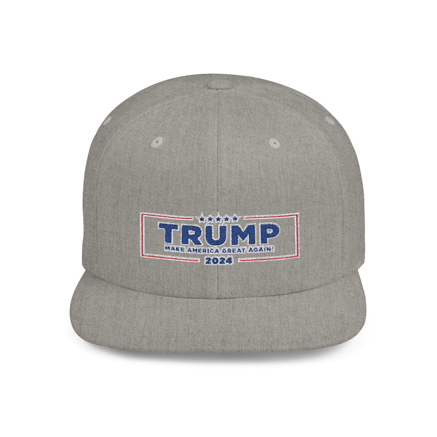 Trump Make America Great Again 2024 Flat Bill Snapback – Lightweight, Custom Fit, Premium Quality