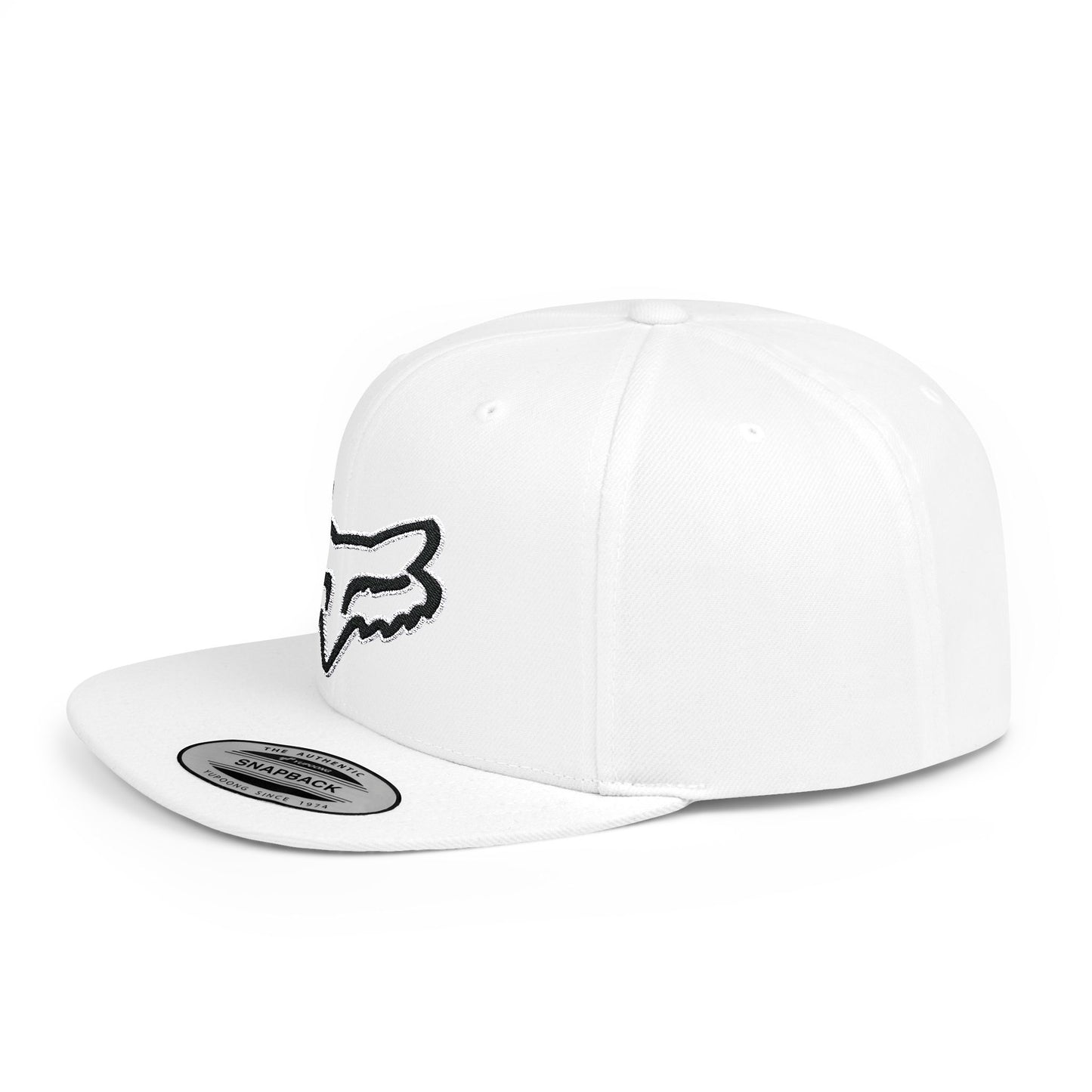 Fox Flat Bill Snapback – Lightweight, Custom Fit, Premium Quality