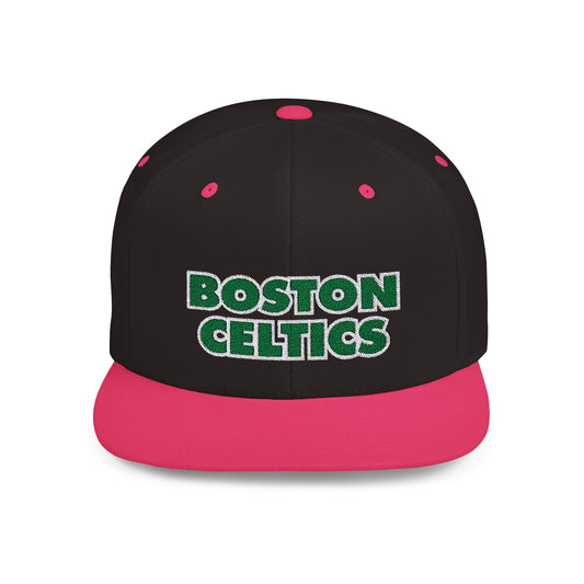 Boston Celtics Boston Basketball Flat Bill Snapback – Lightweight, Custom Fit, Premium Quality