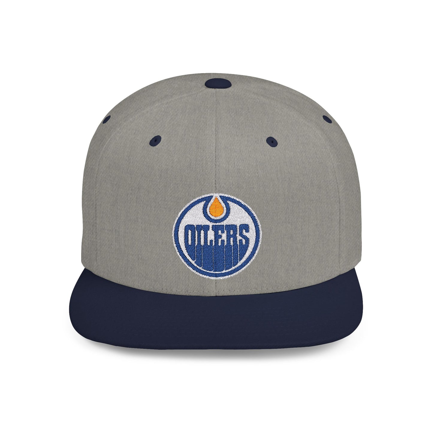 Edmonton Oilers Flat Bill Snapback – Lightweight, Custom Fit, Premium Quality