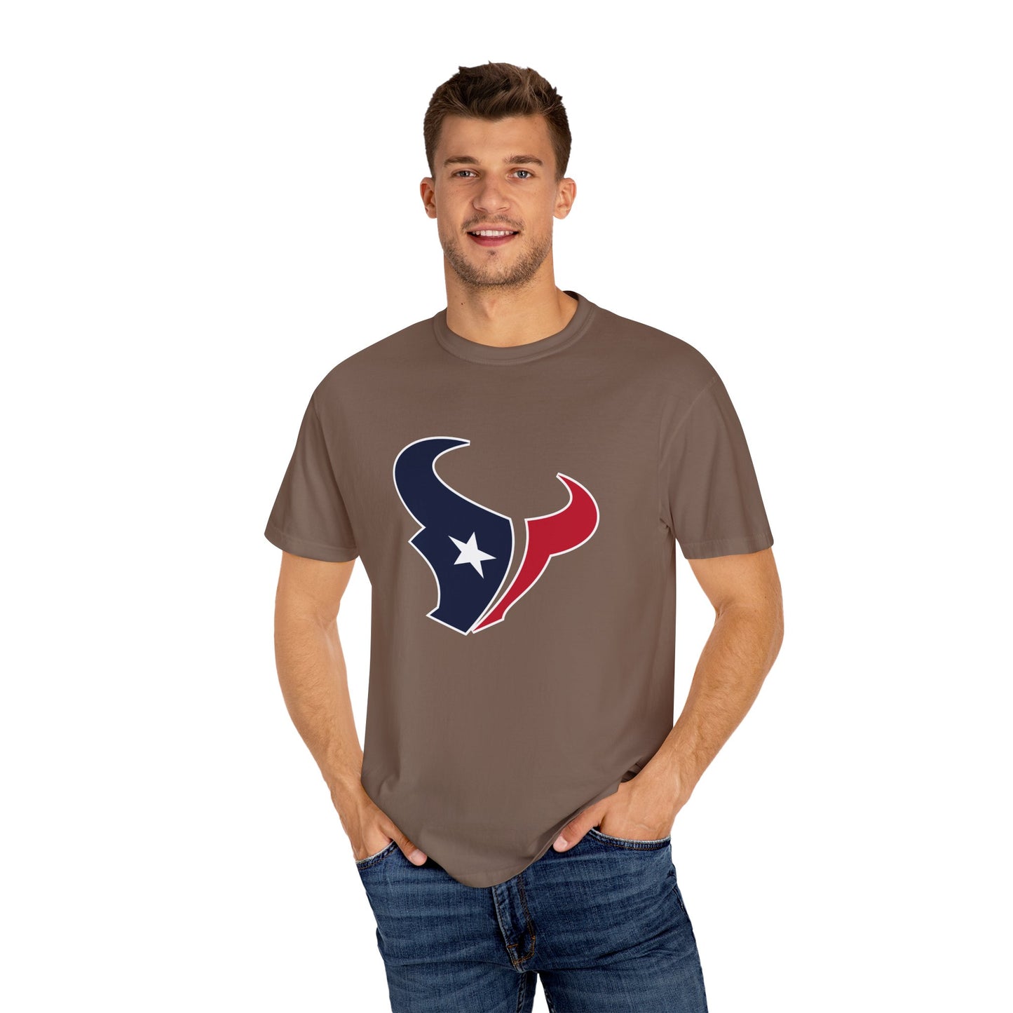 Houston Texans Gear Garment-Dyed T-Shirt – Premium Cotton Tee for Customization