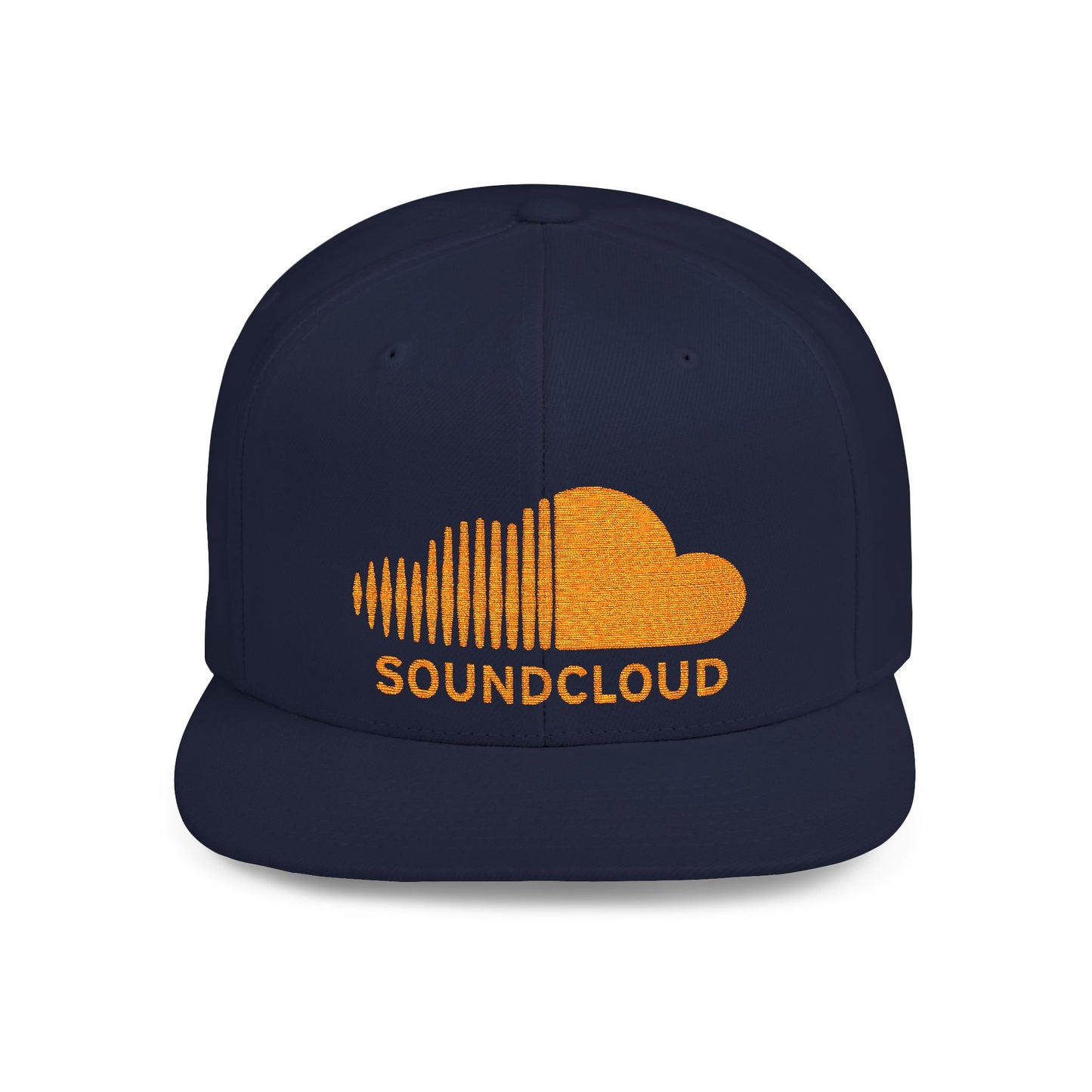 Sound Cloud Flat Bill Snapback – Lightweight, Custom Fit, Premium Quality