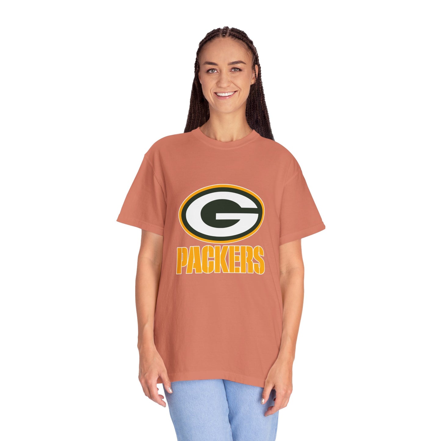 Green Bay Packers Merchandise Garment-Dyed T-Shirt – Premium Cotton Tee for Customization