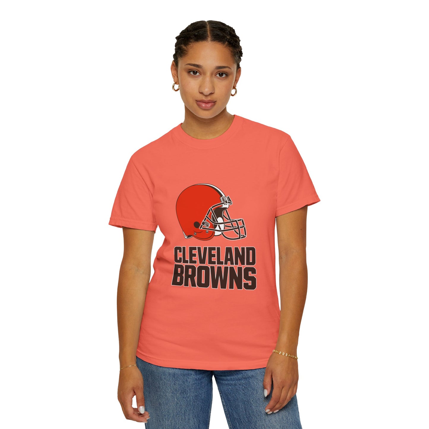 Cleveland Browns Garment-Dyed T-Shirt – Premium Cotton Tee for Customization