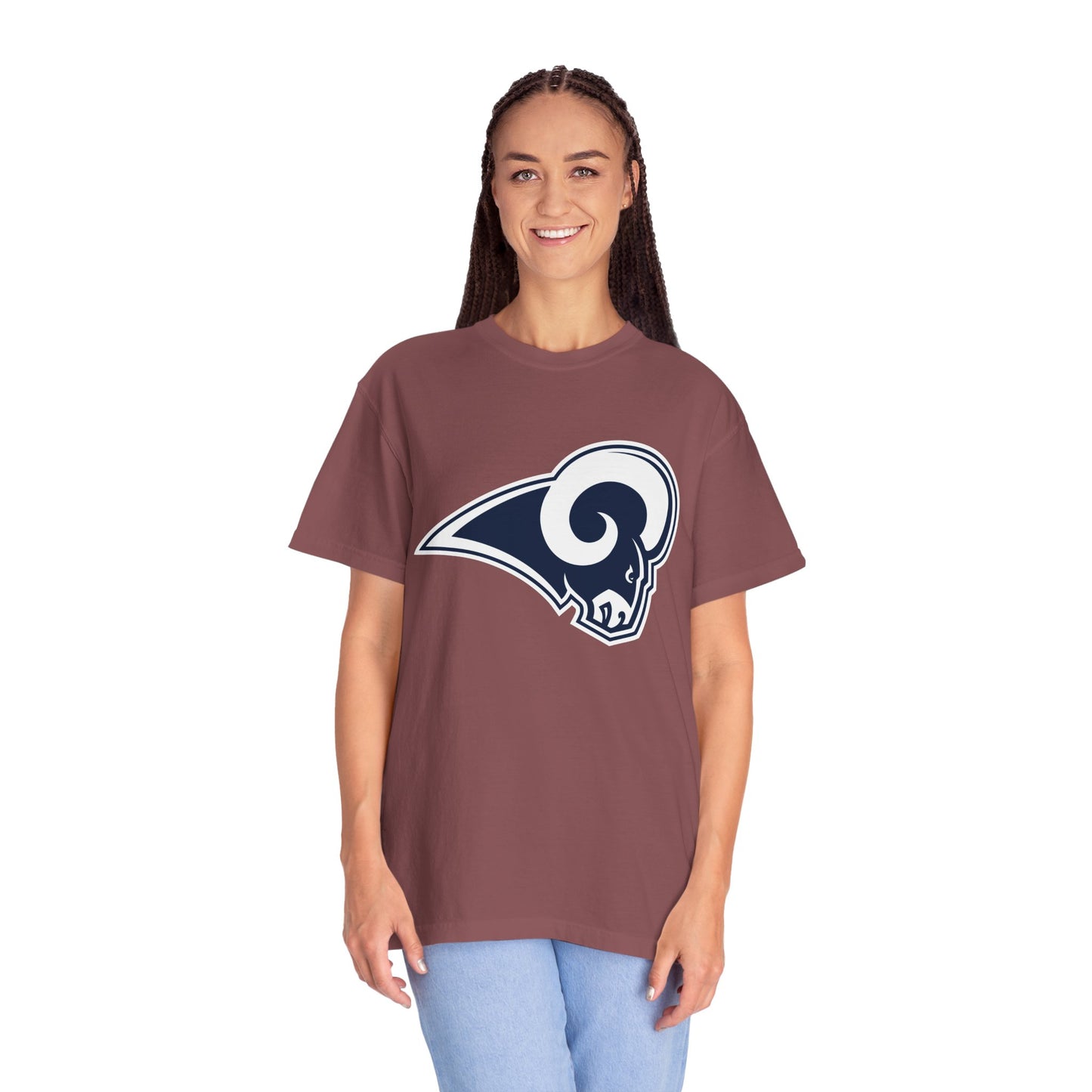 Los Angeles Rams Fan Gifts Garment-Dyed T-Shirt – Premium Cotton Tee for Customization