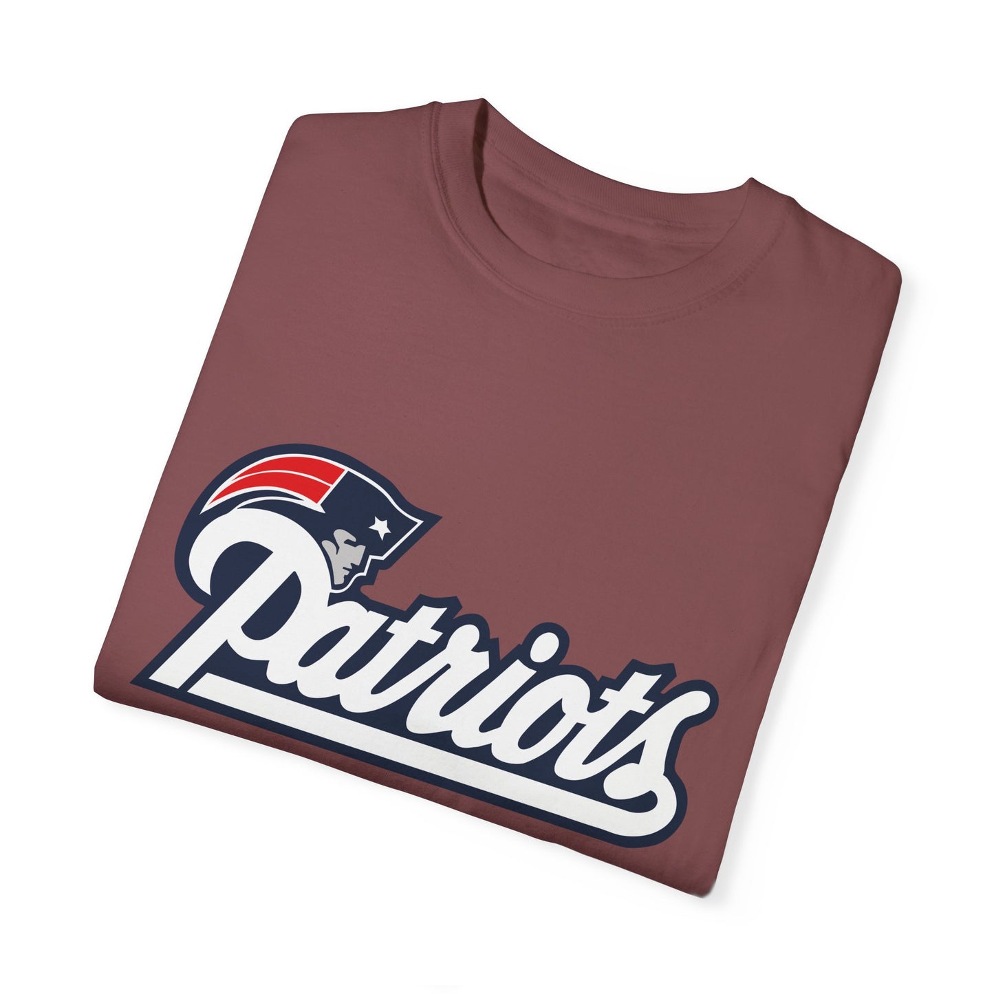 New England Patriots Fan Outfit Garment-Dyed T-Shirt – Premium Cotton Tee for Customization