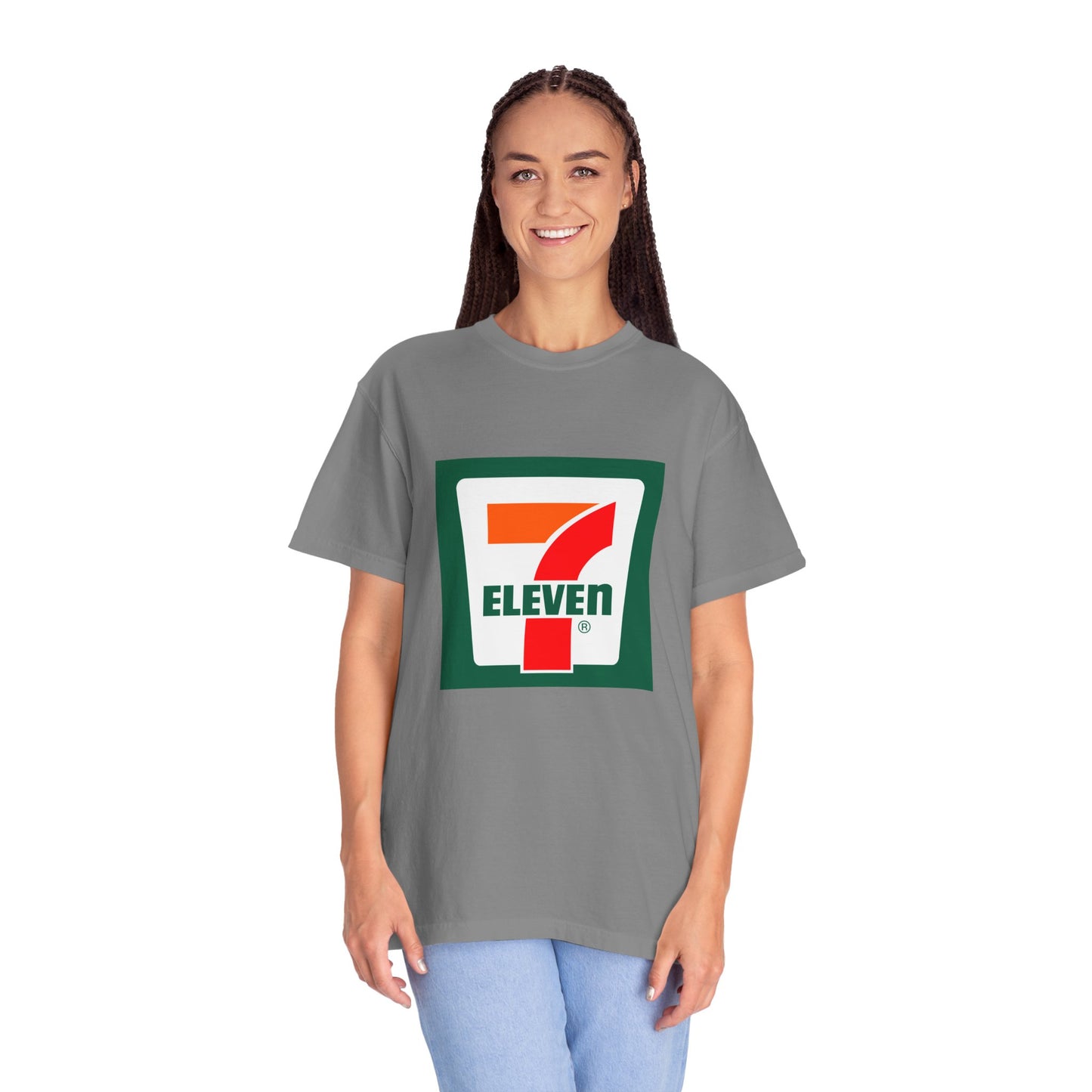 7 Eleven Garment-Dyed T-Shirt – Premium Cotton Tee for Customization