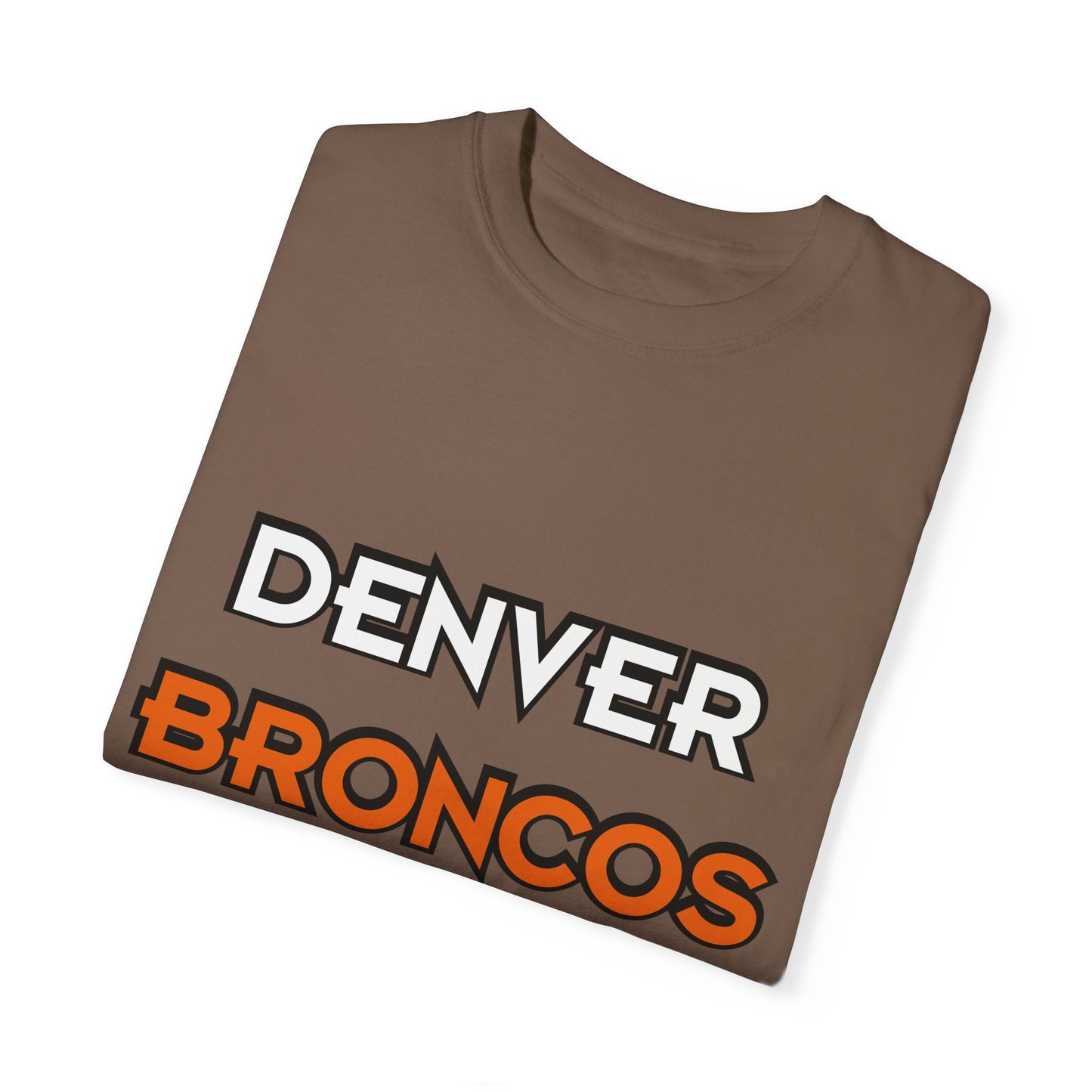 Denver Broncos Pride Garment-Dyed T-Shirt – Premium Cotton Tee for Customization