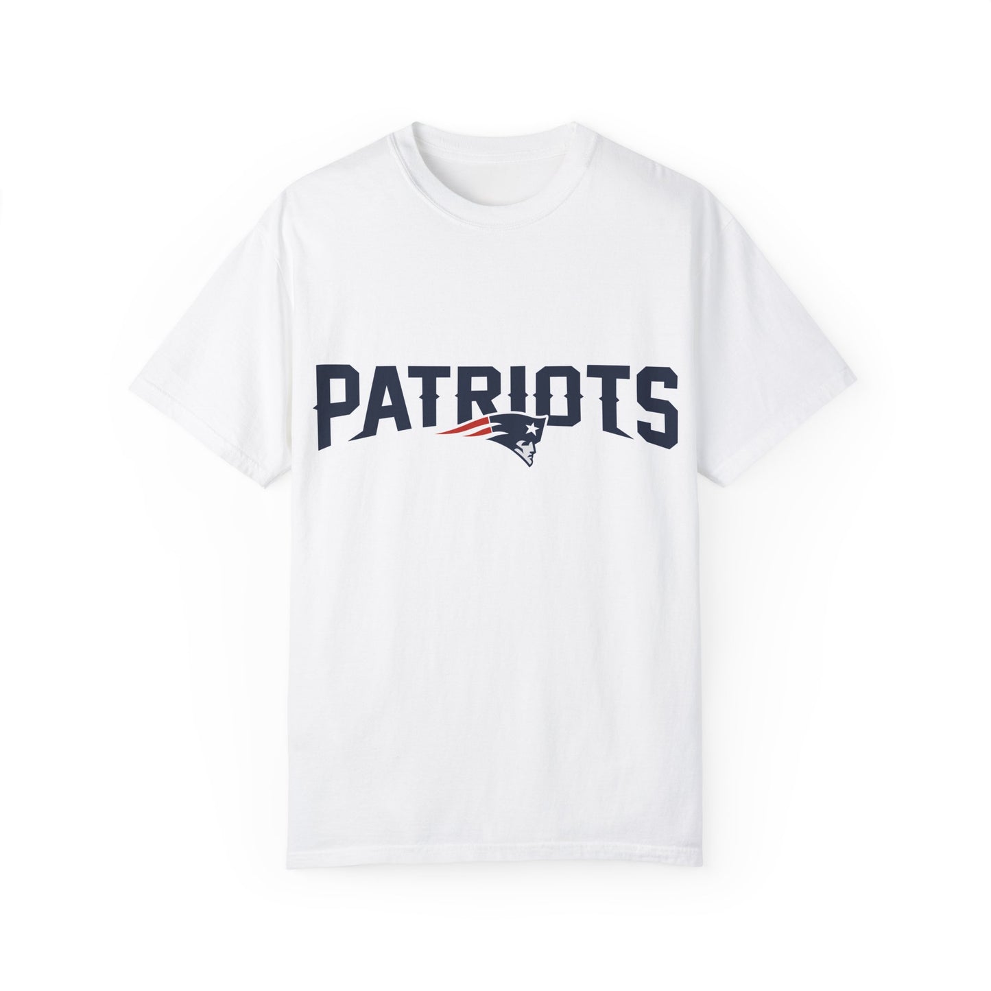 New England Patriots Football Merchandise Garment-Dyed T-Shirt – Premium Cotton Tee for Customization