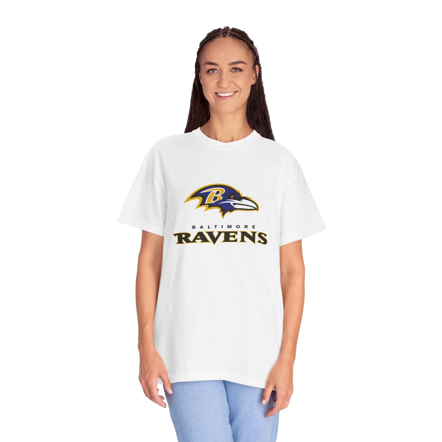 Baltimore Ravens Fan Gifts Garment-Dyed T-Shirt – Premium Cotton Tee for Customization