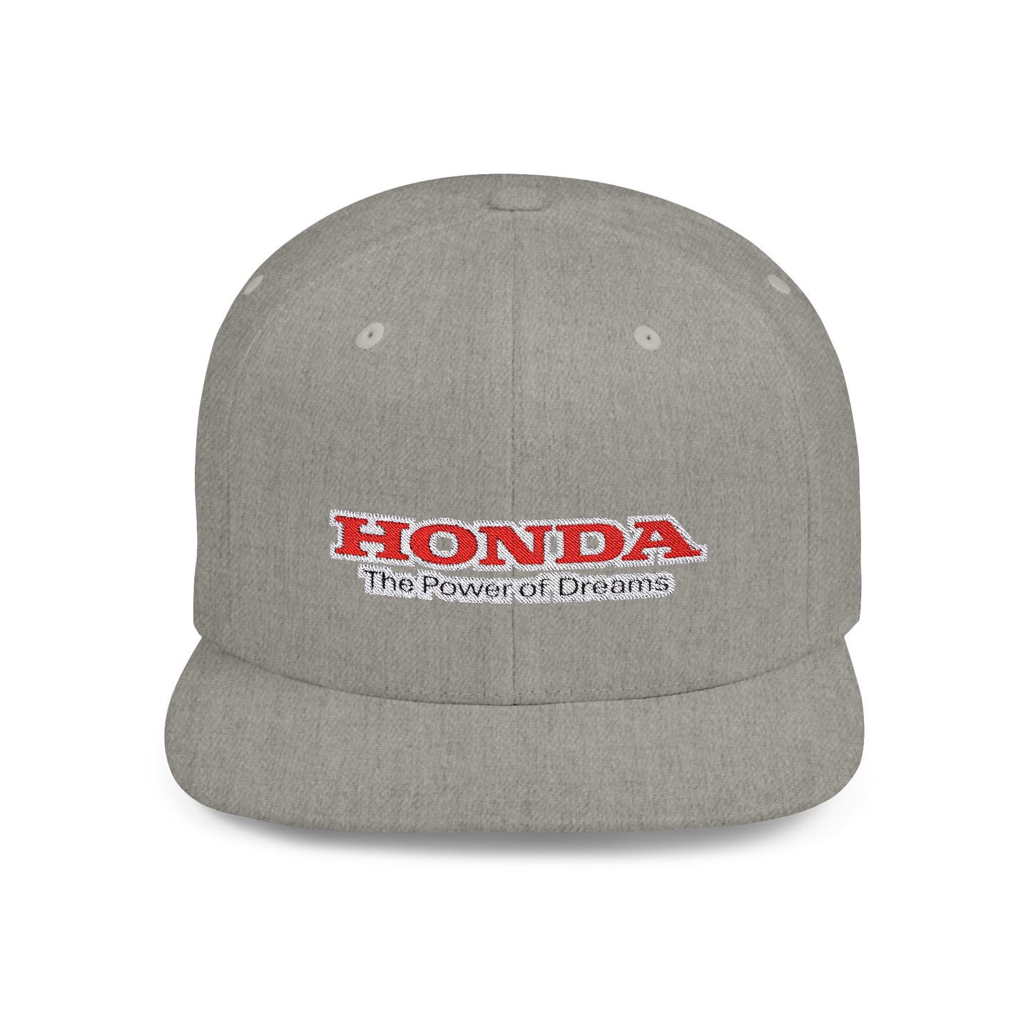 Honda Power of Dreams Flat Bill Snapback – Lightweight, Custom Fit, Premium Quality