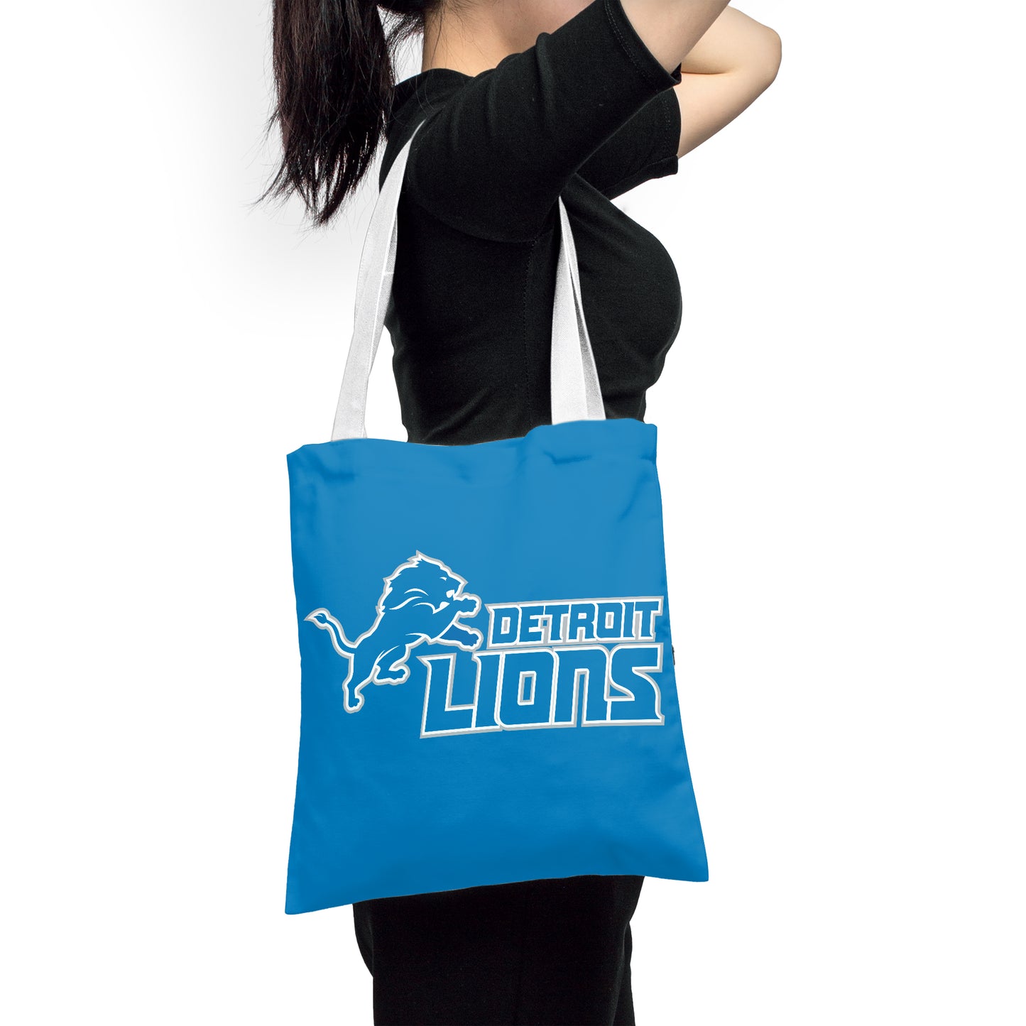 Detroit Lions Polyester Canvas Tote Bag – Durable and Stylish