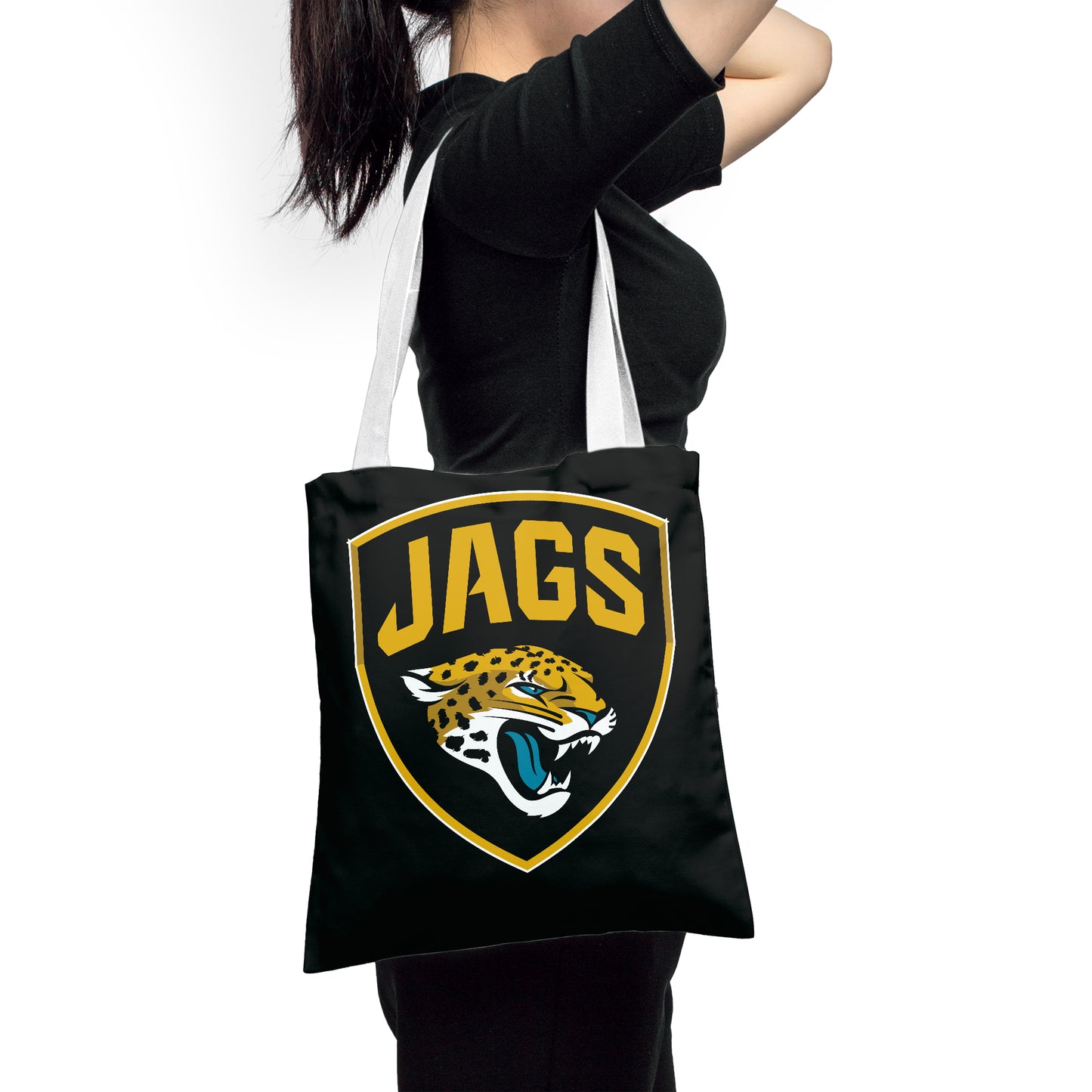 Jacksonville Jaguars NFL Polyester Canvas Tote Bag – Durable and Stylish