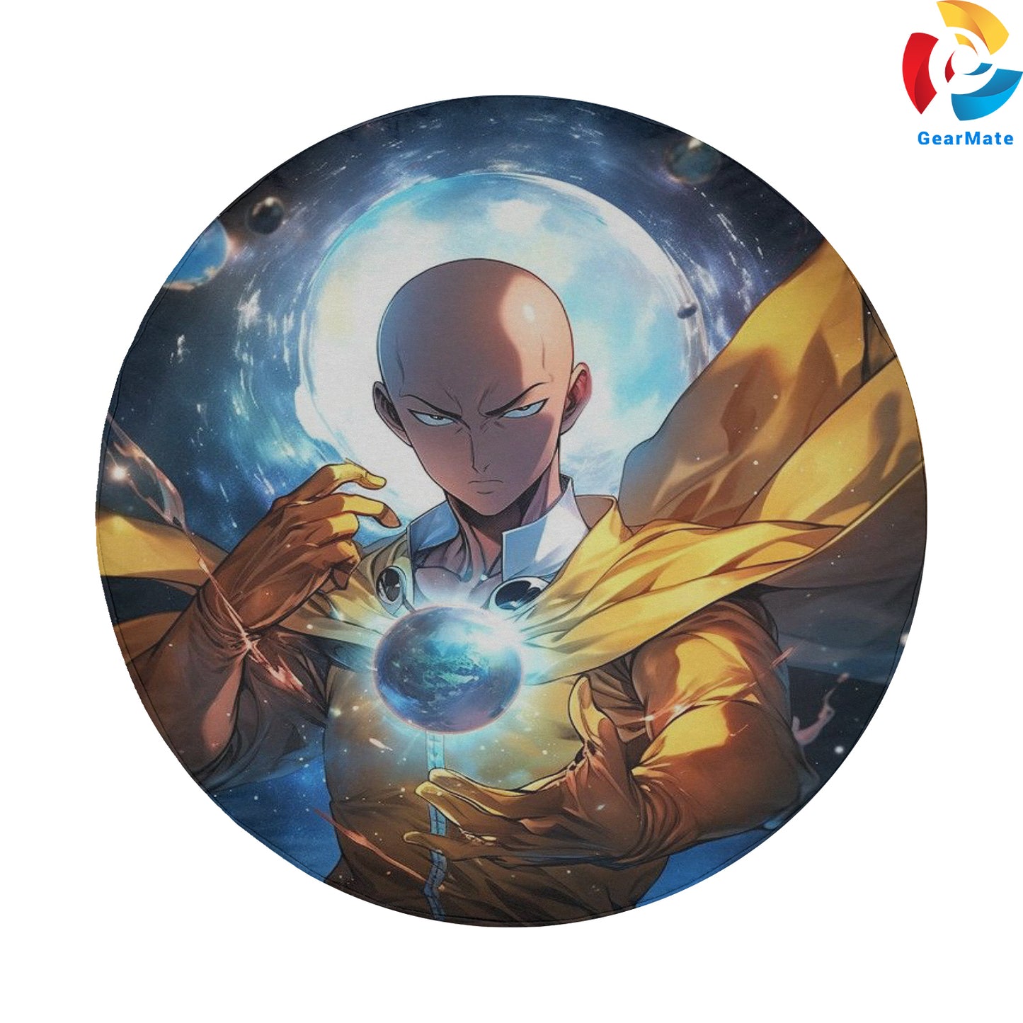 One Punch Man Anime Spare Tire Cover – Premium Waterproof UV-Resistant Protector