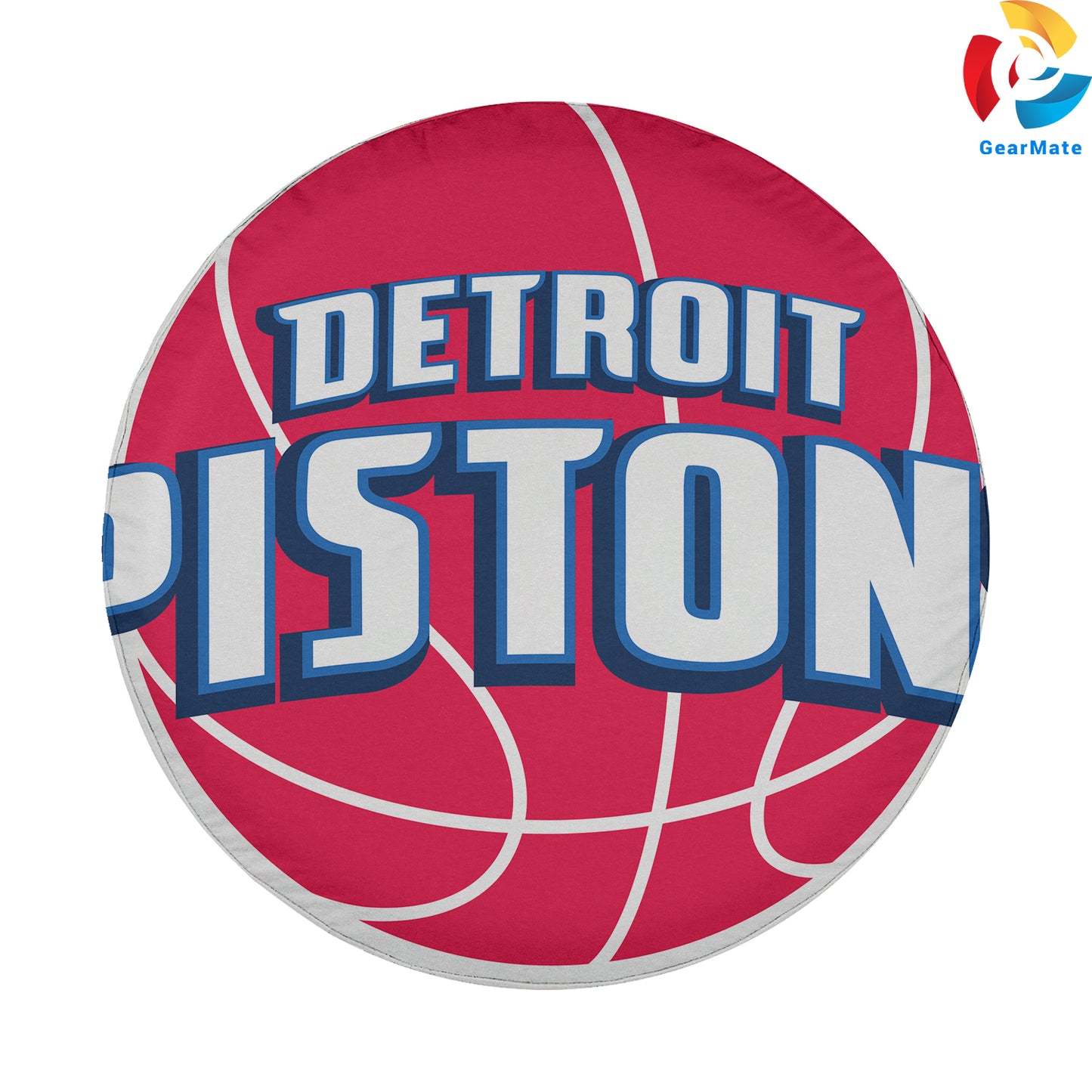 Detroit Pistons NBA Spare Tire Cover – Premium Waterproof UV-Resistant Protector