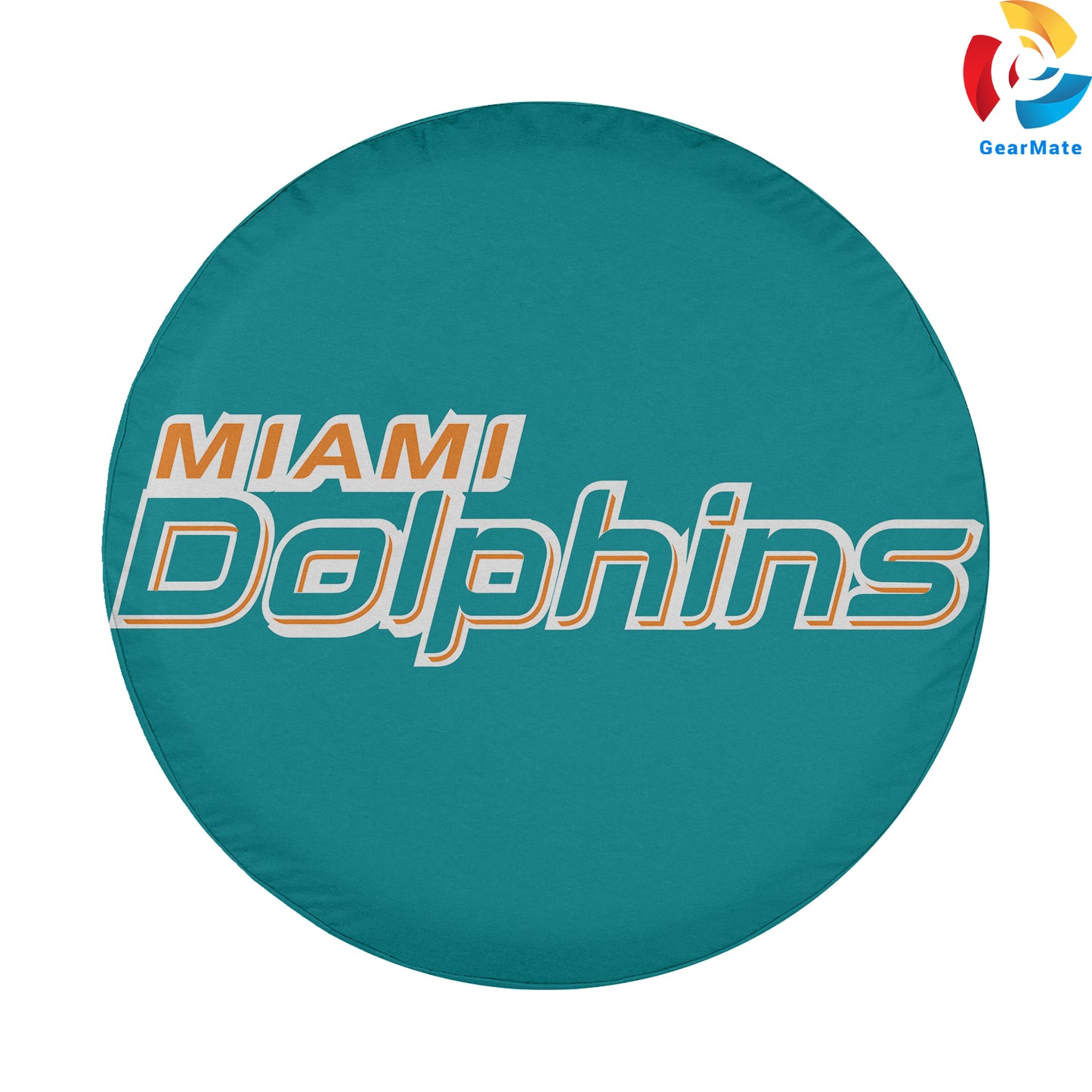 Miami Dolphins Fans Spare Tire Cover – Premium Waterproof UV-Resistant Protector