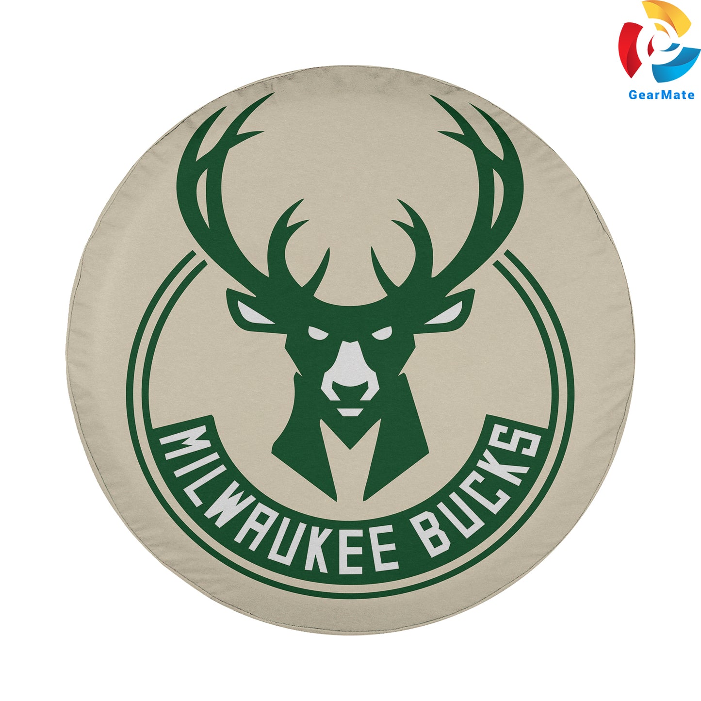 Milwaukee Bucks NBA Fans Spare Tire Cover – Premium Waterproof UV-Resistant Protector