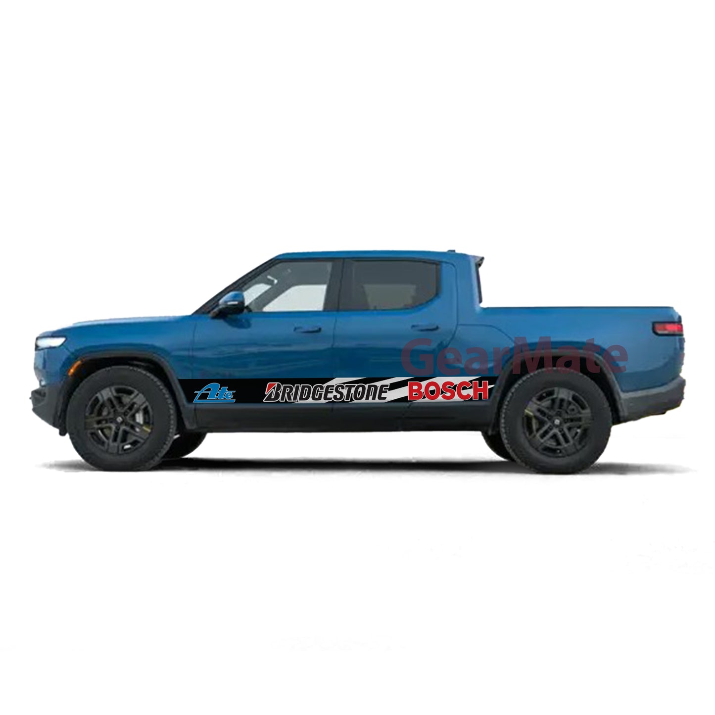 Built for Boost Bridgestone Rocker Panel Graphic Decal Kit (Left & Right Sides) - High Quality Vinyl for Trucks & SUVs