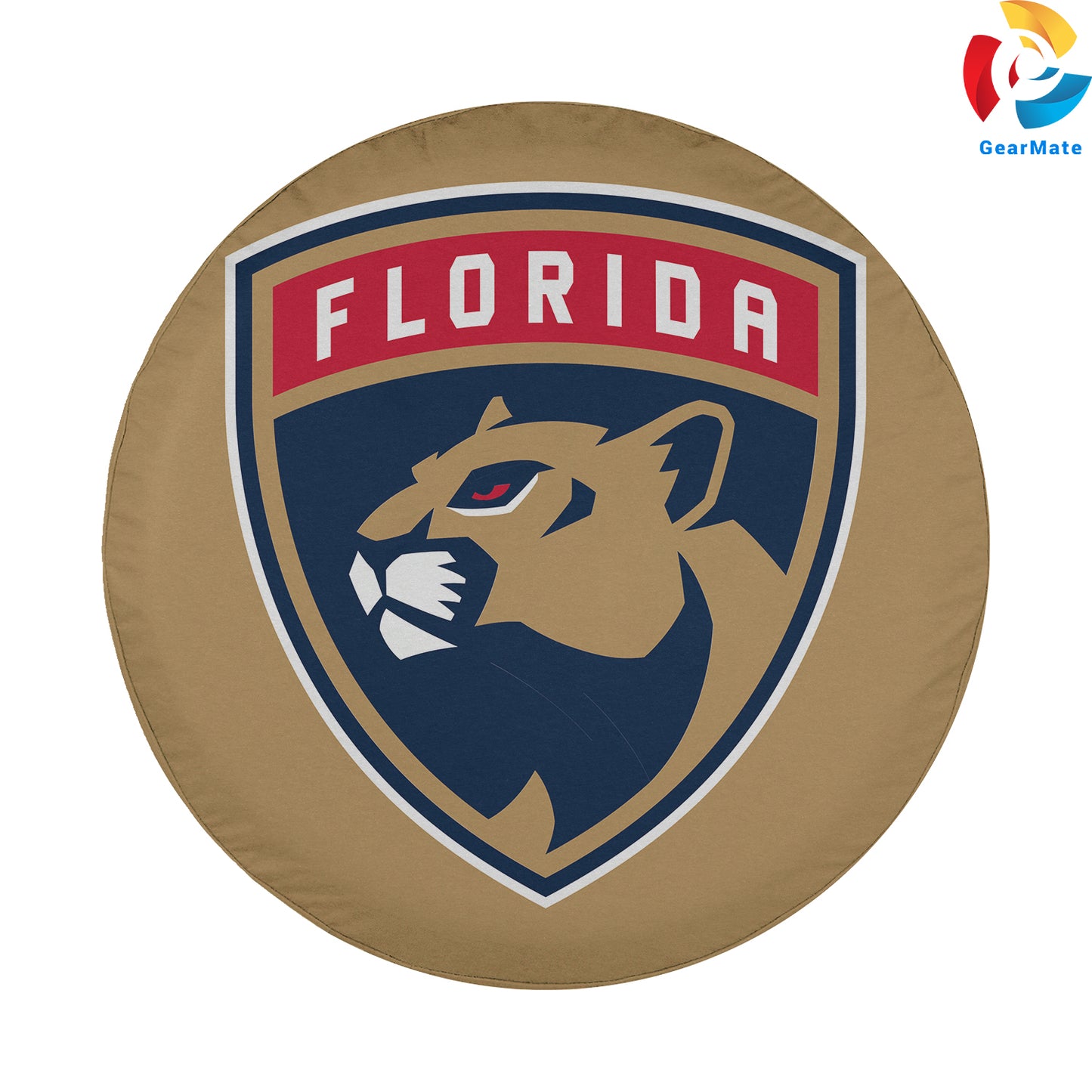 Florida Panthers Hookey Spare Tire Cover – Premium Waterproof UV-Resistant Protector